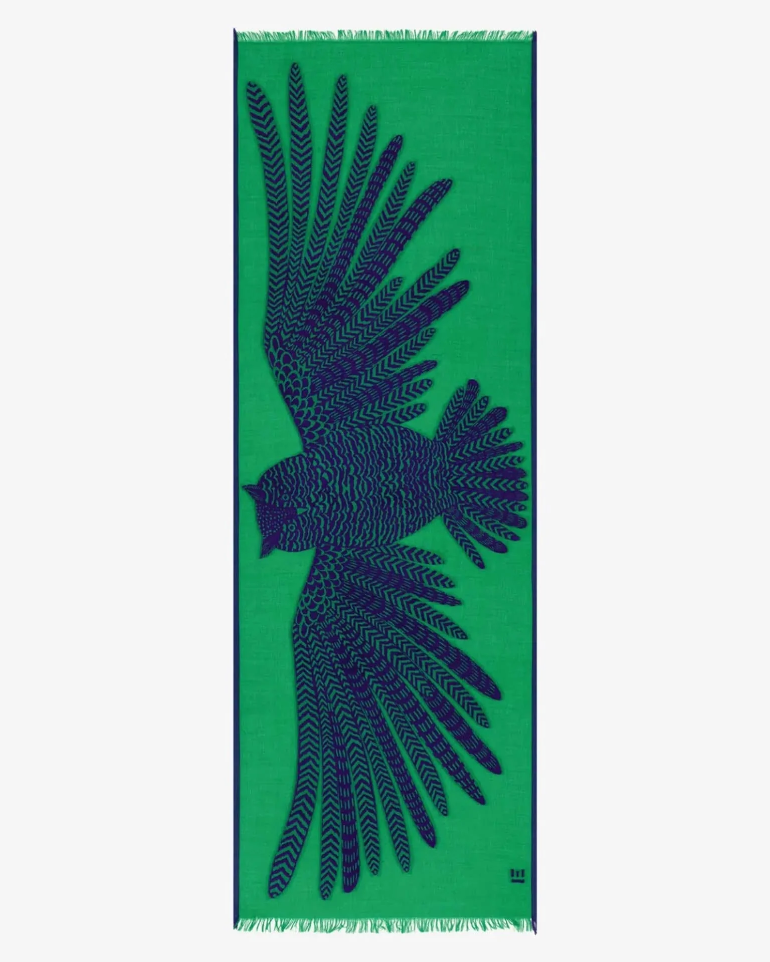 Scarf / Etole 70 3D Hedwige in Green - Image 2