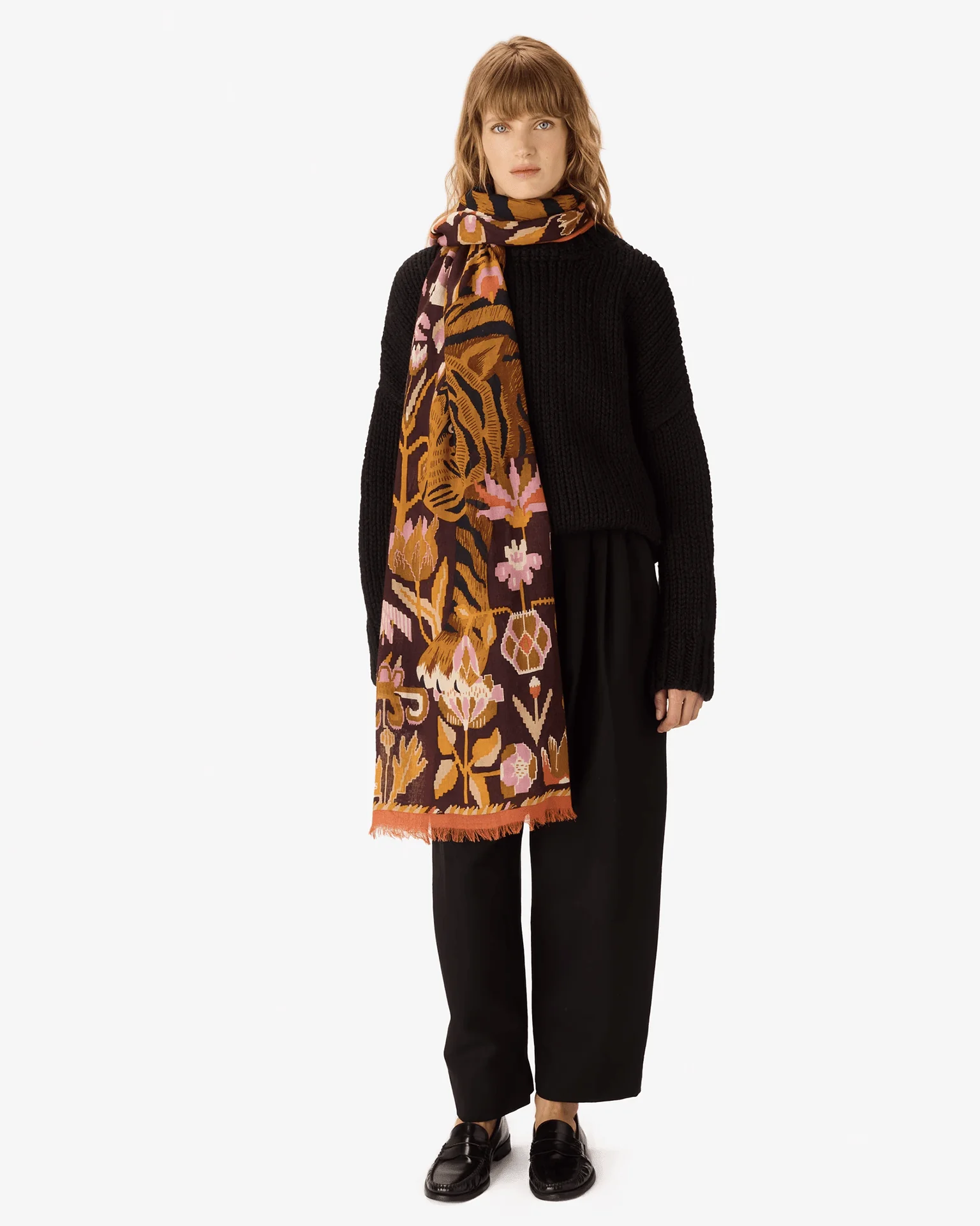 Scarf / Etole 70 Jorgen in Caramel - Image 2