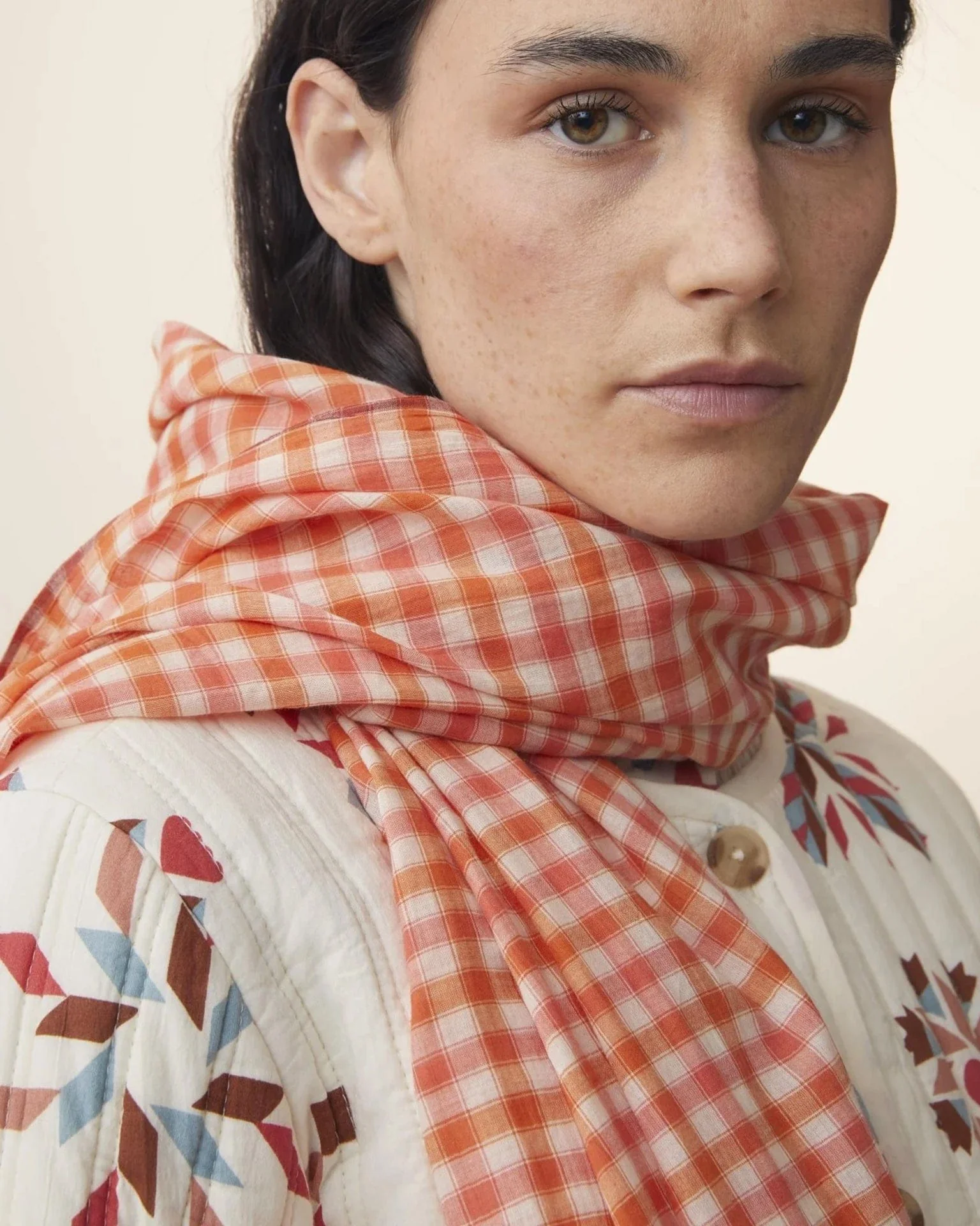 Scarf No 769 in Pop Pink - Image 3