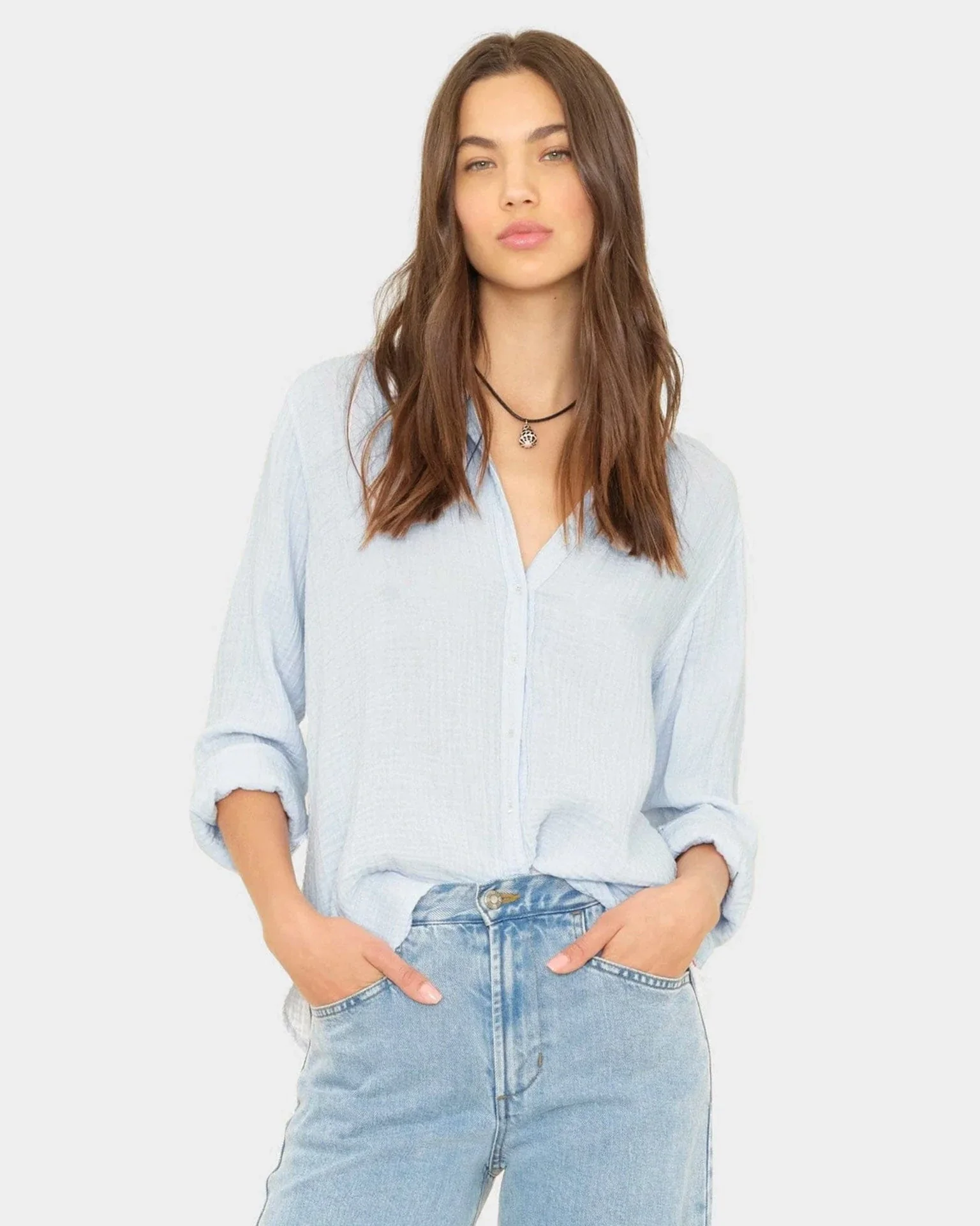 Scout Shirt in Pale Sky