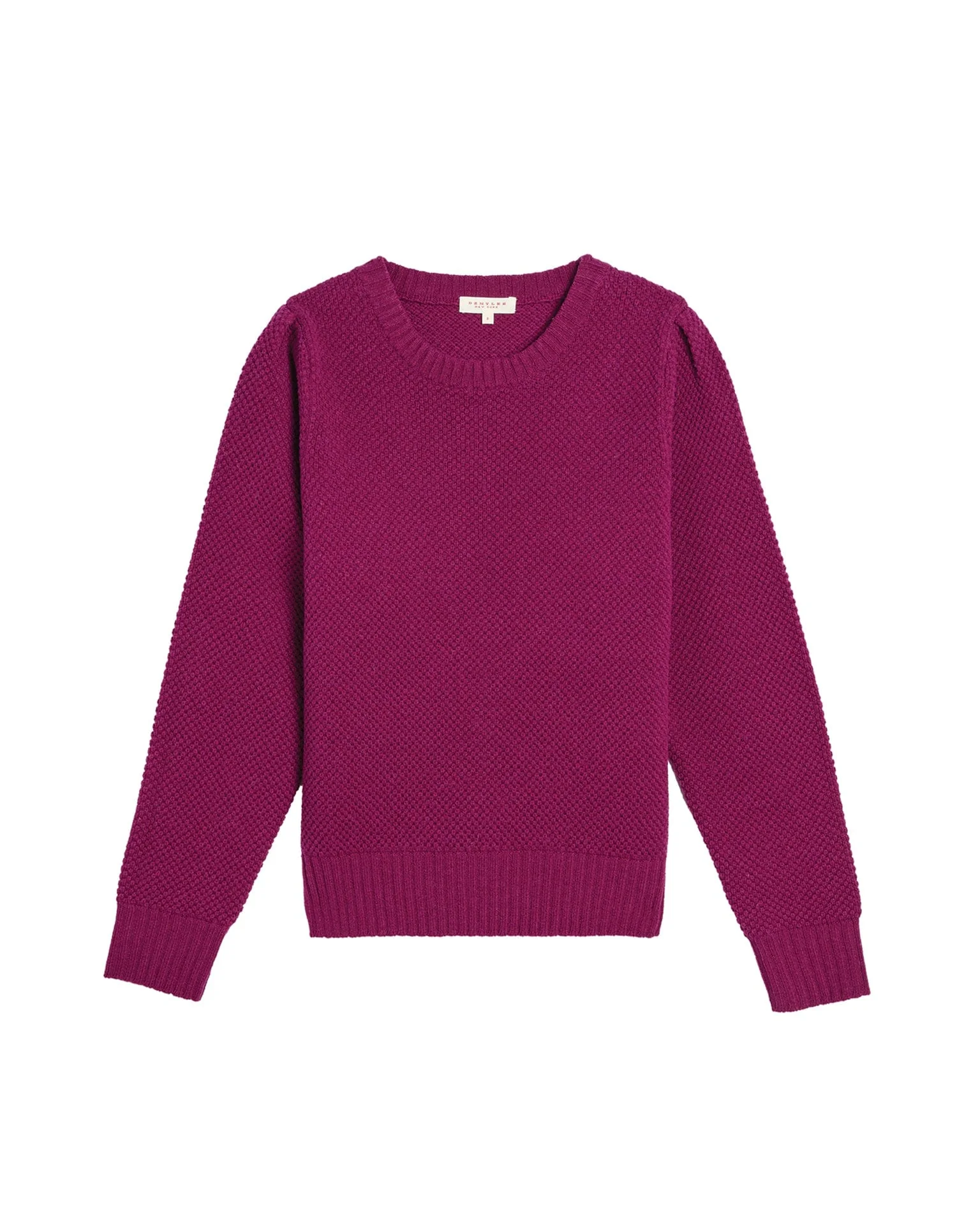 Selly Seed Stitch Merino Wool Sweater in Radish - Image 3