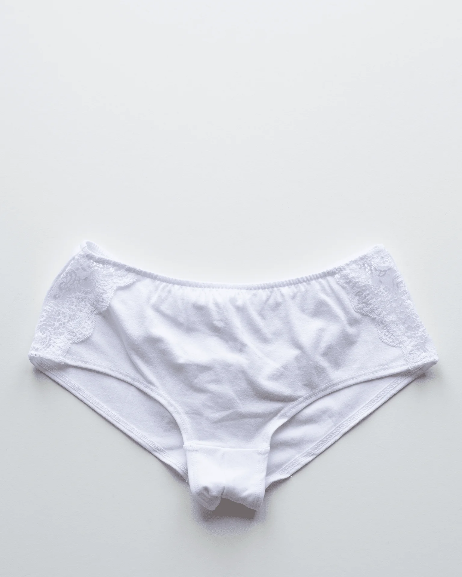 SF w/ Lace Hazel Hipster in White