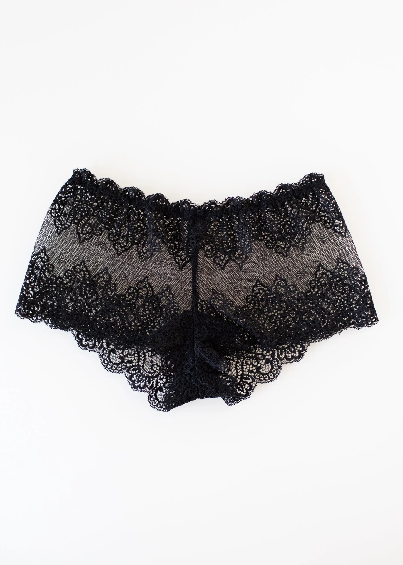 SF w/ Lace Hipster in Black