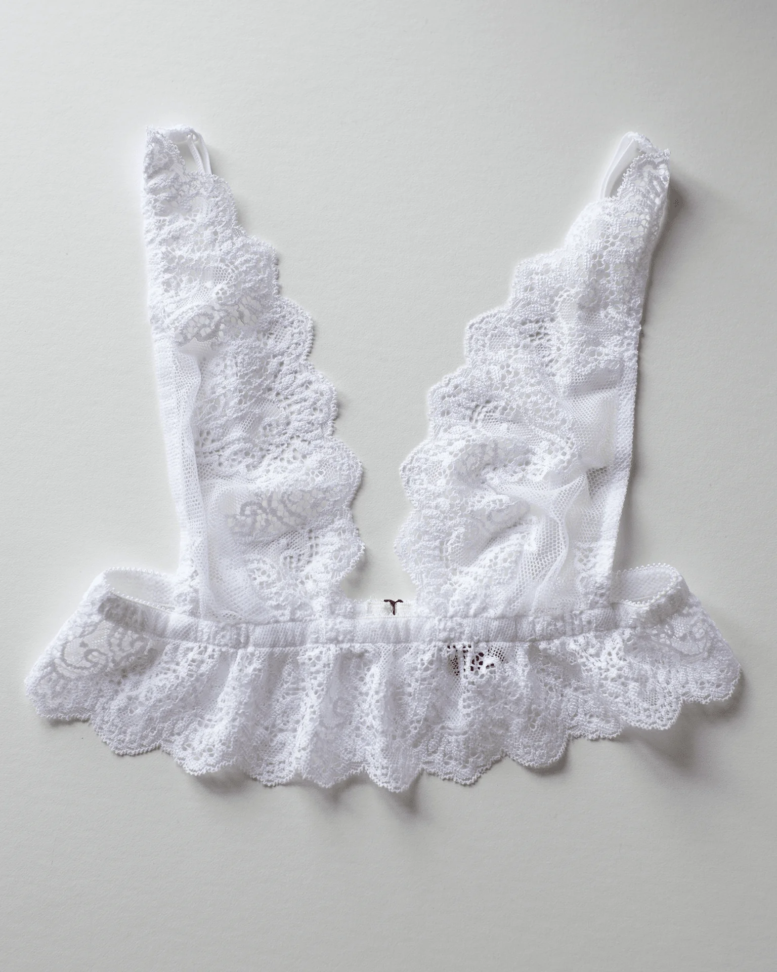 SFL Fairy Bralette & Hipster Set in White - Image 3