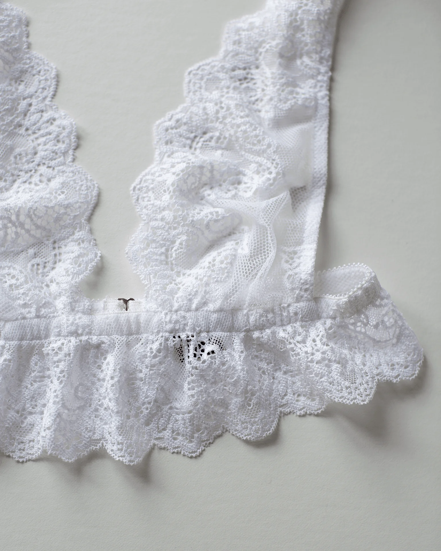 SFL Fairy Bralette & Hipster Set in White - Image 4