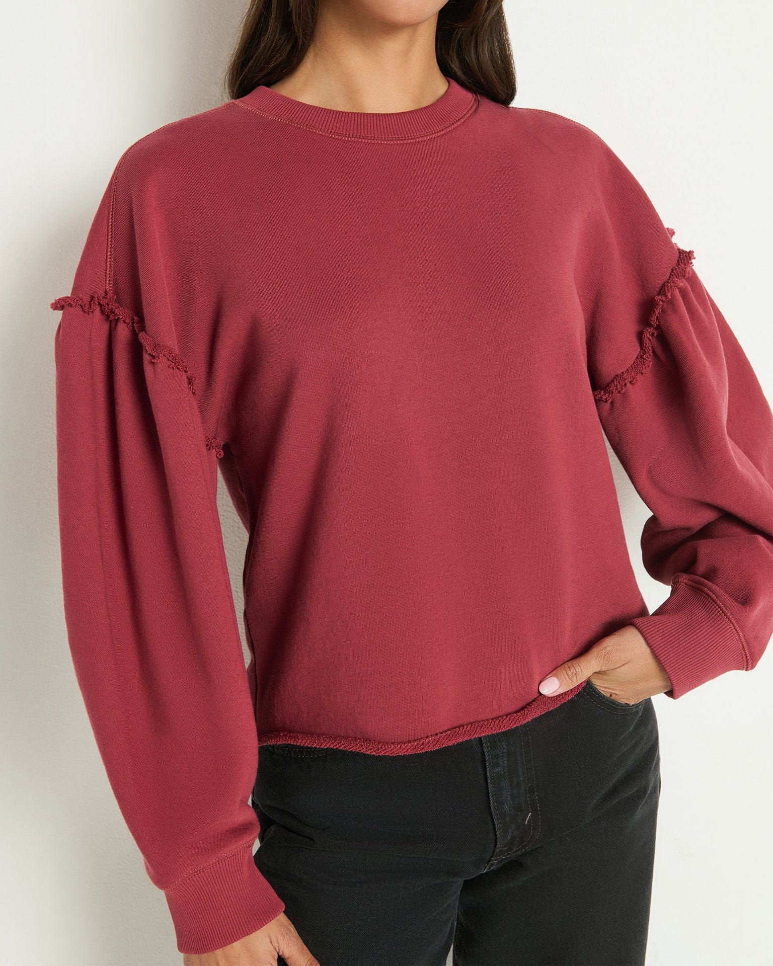 Shane Sweatshirt in Russet - Image 2