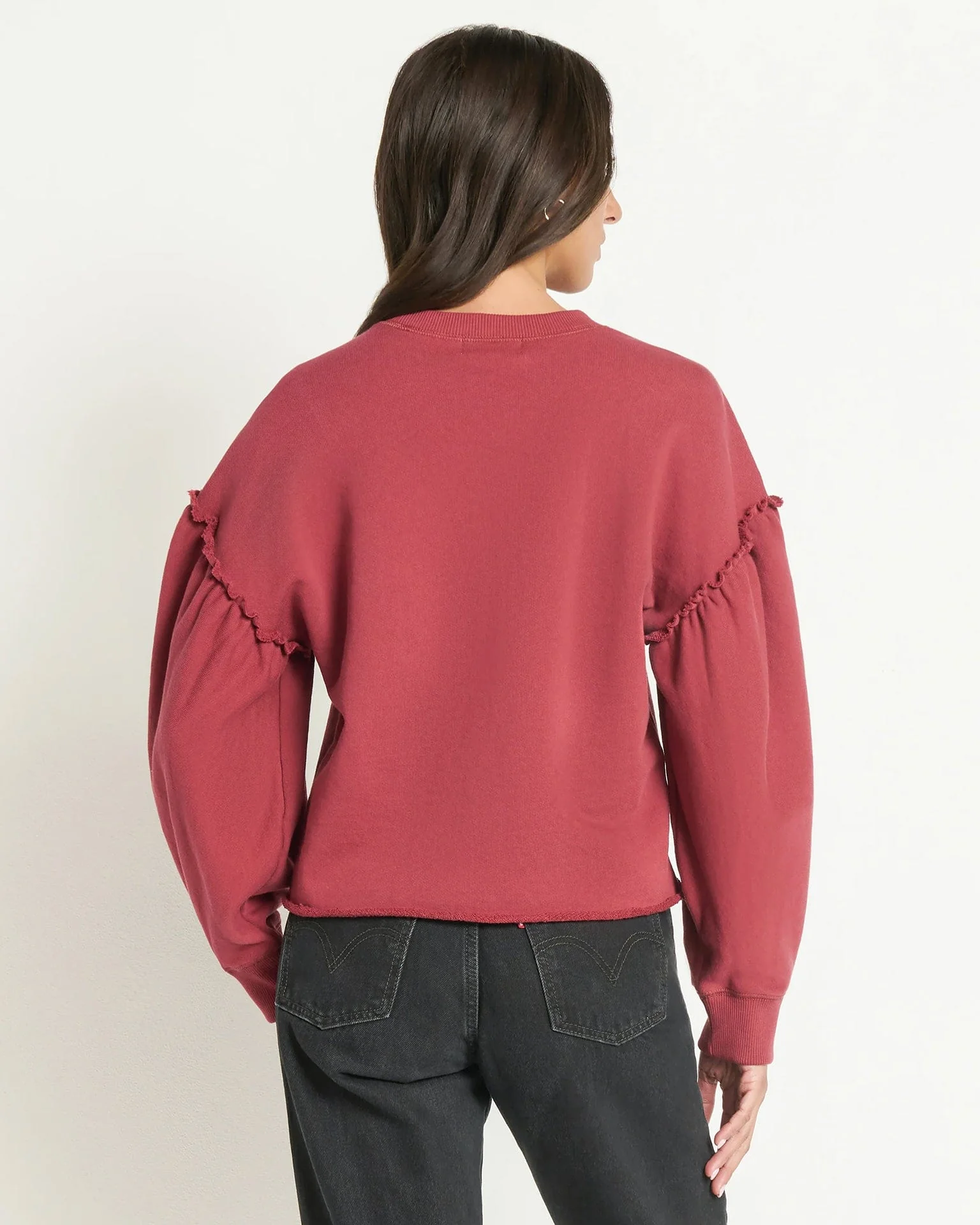 Shane Sweatshirt in Russet - Image 4