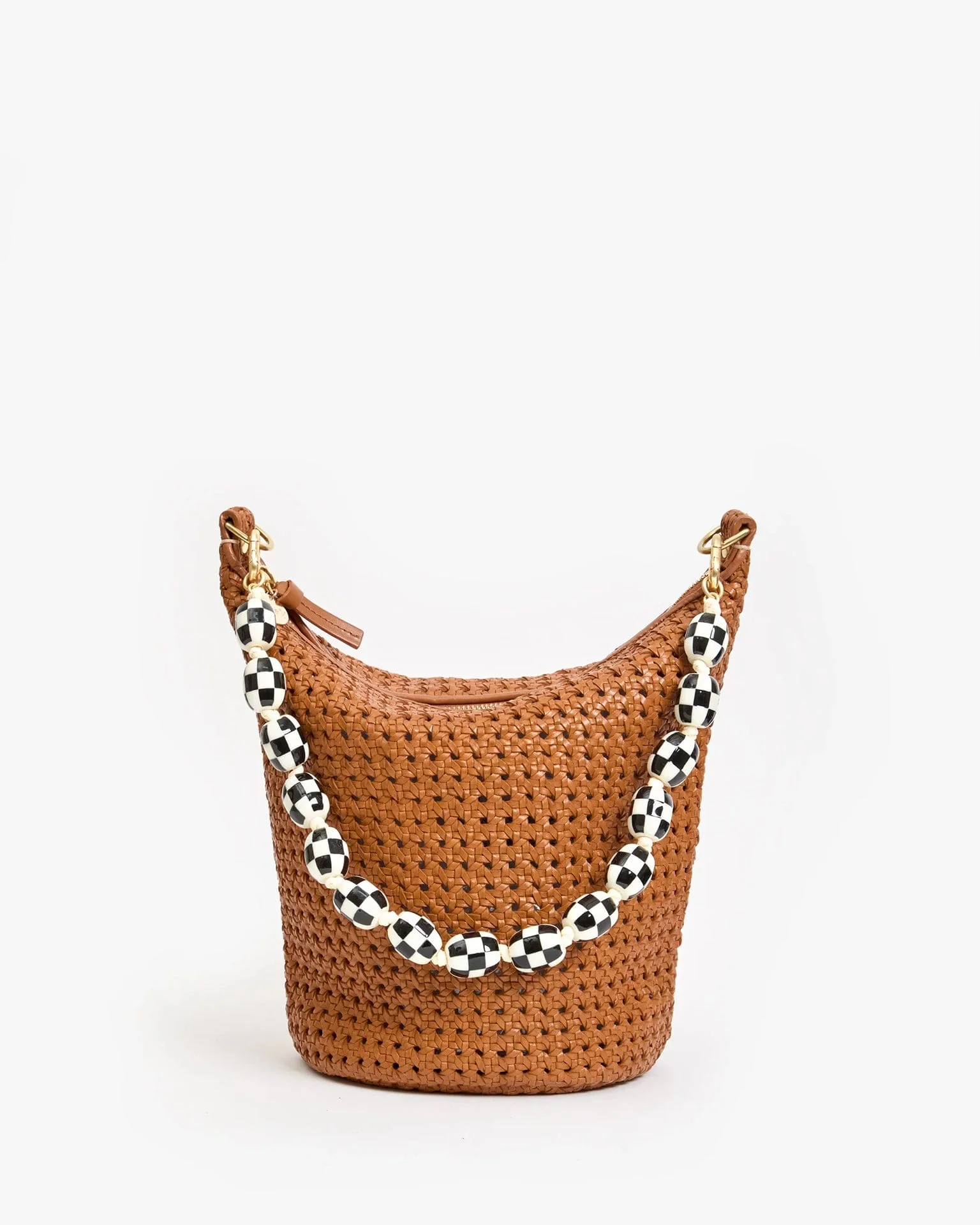 Shortie Strap in Cream/Black Checker - Image 2