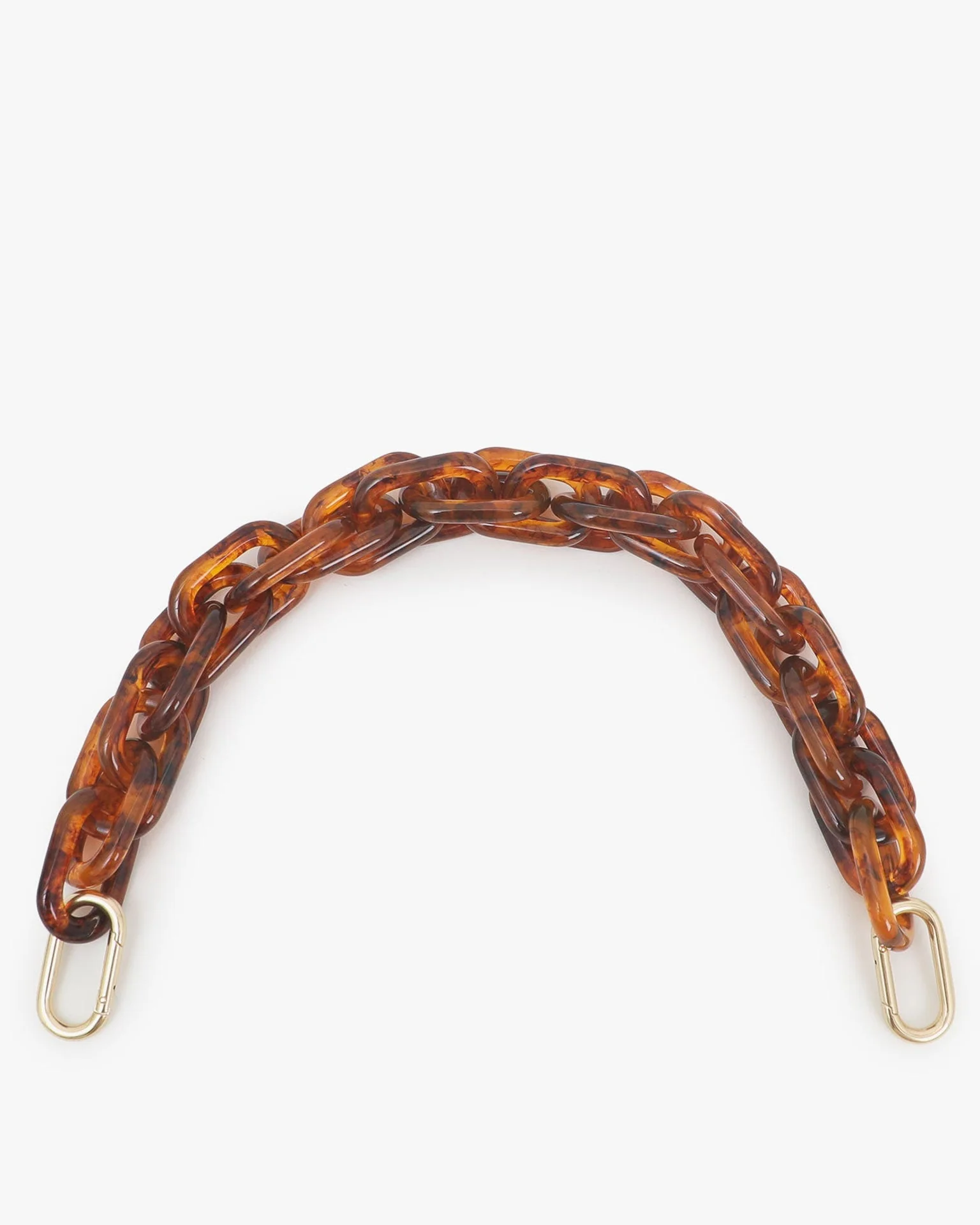 Shortie Strap in Tortoise Acrylic