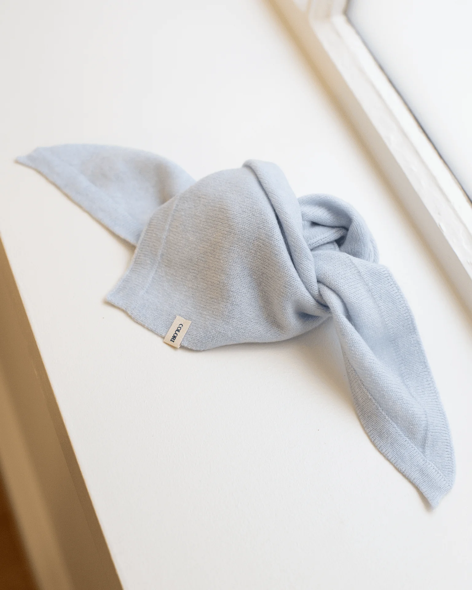 Small Triangle Bandana in Porcelain