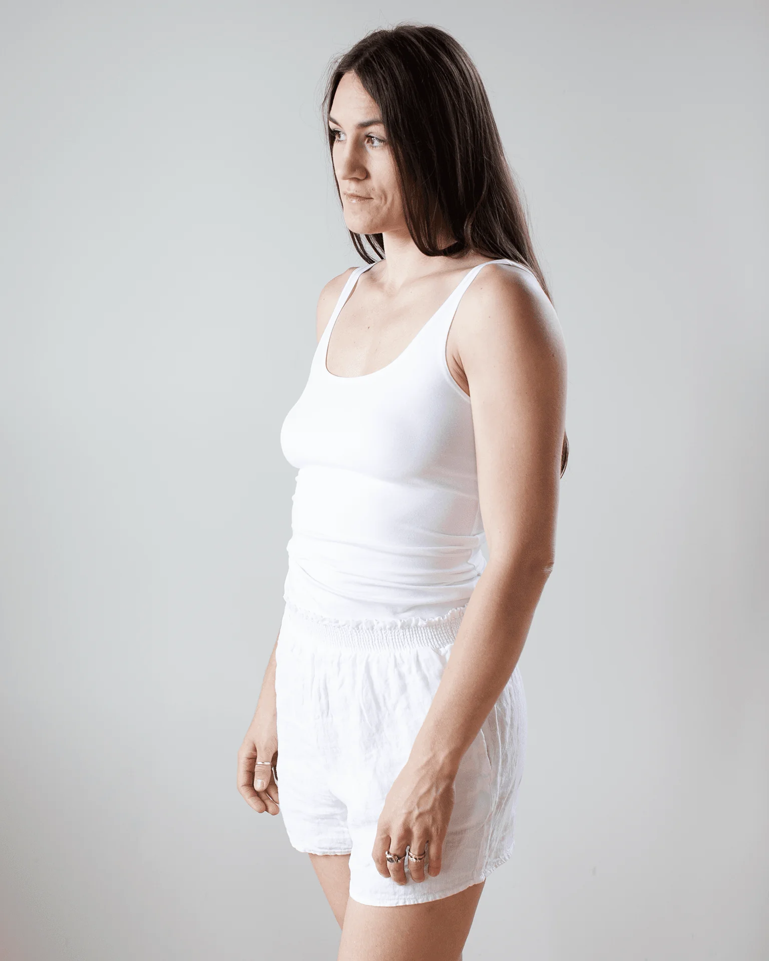 So Fine Cami in White - Image 2