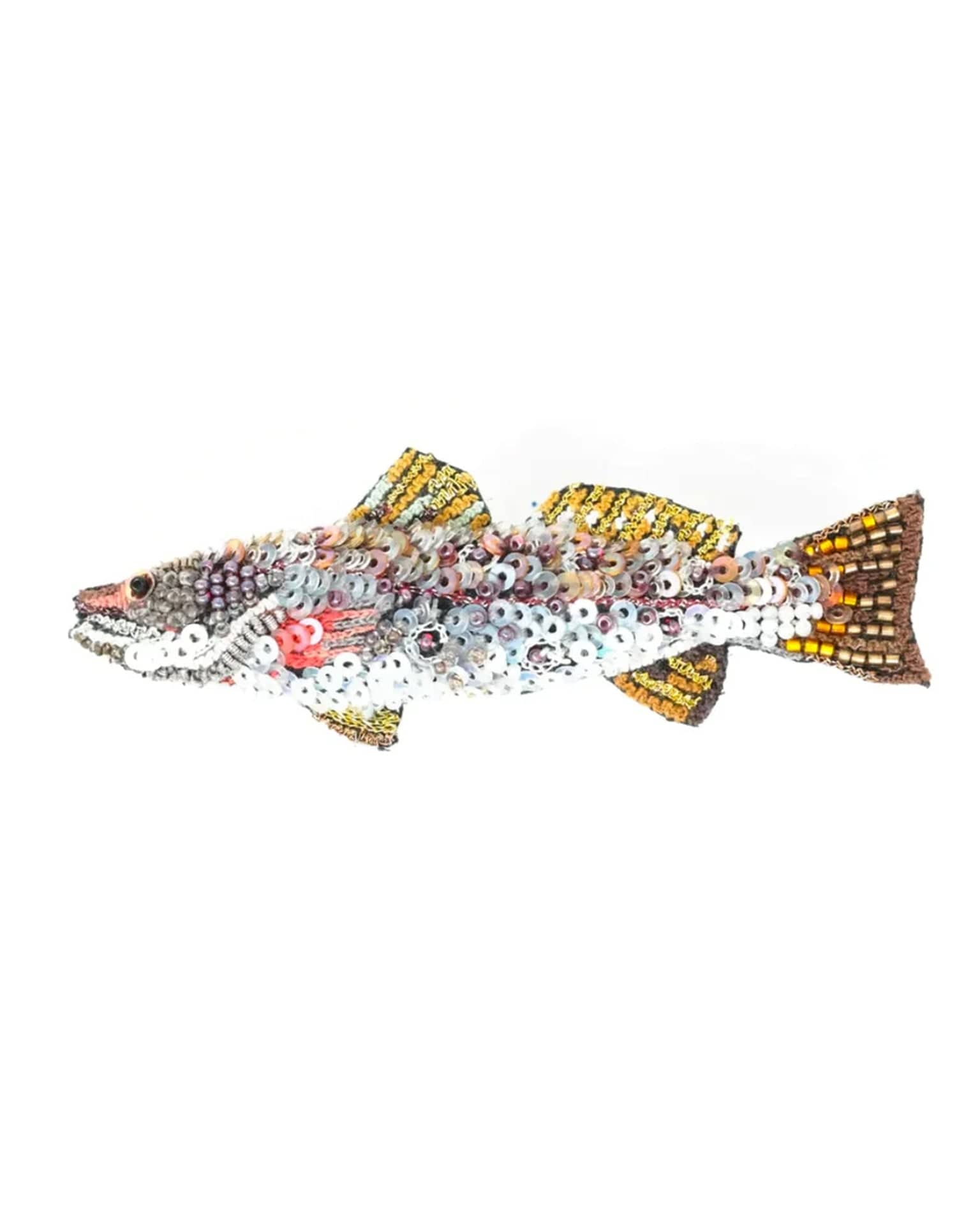 Spotted Trout Brooch Pin