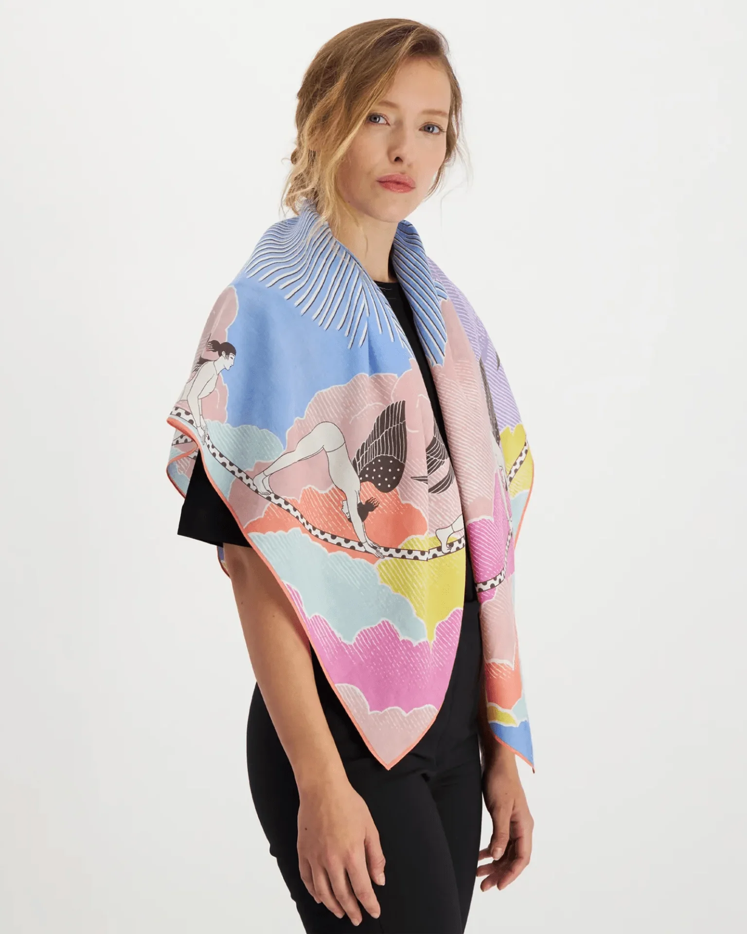 Square 100 Yoga in Multicolor