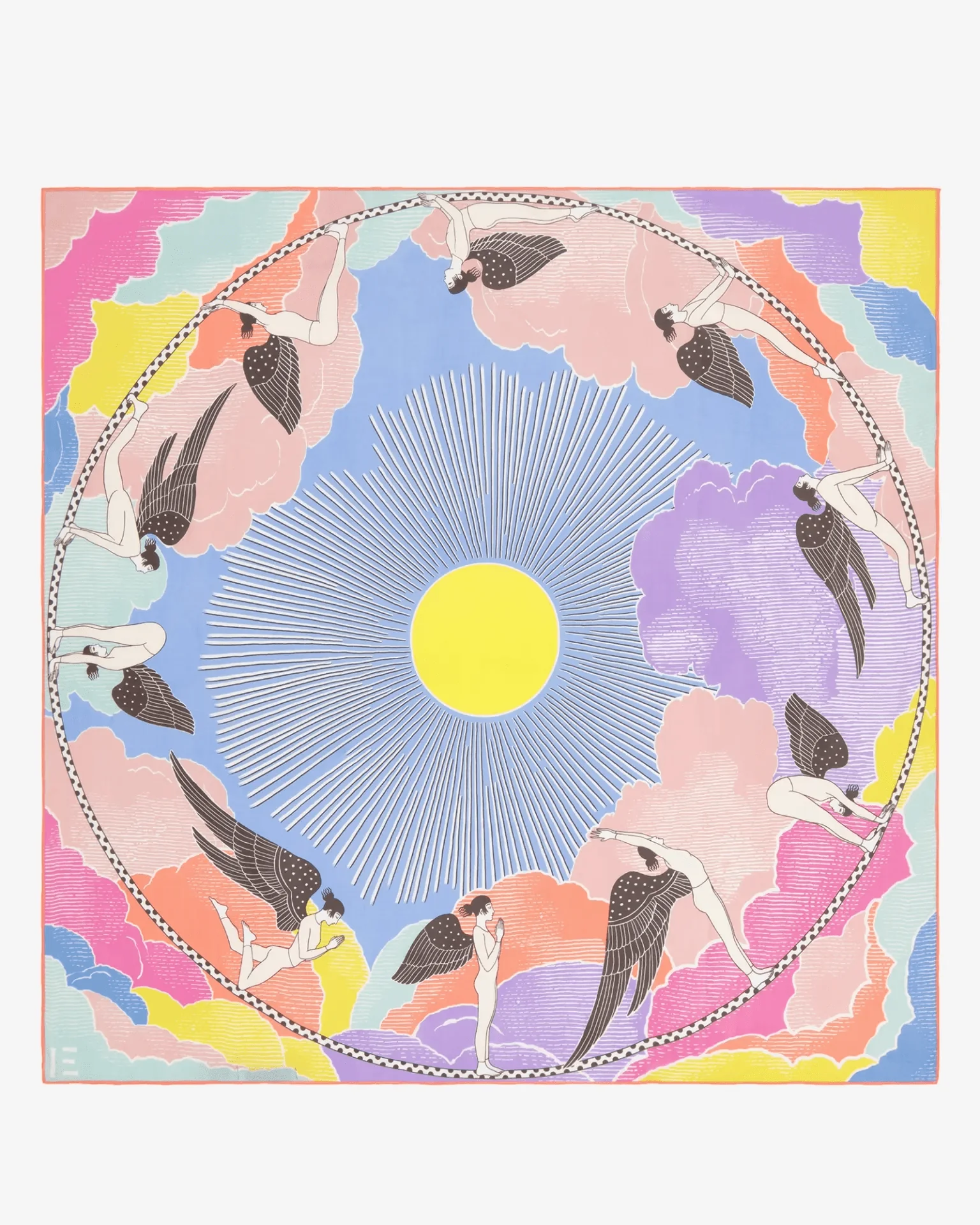 Square 100 Yoga in Multicolor - Image 2