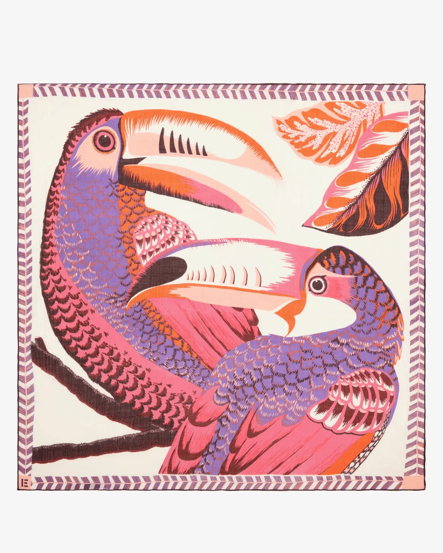 Square 130 Toucan in Pink - Image 2