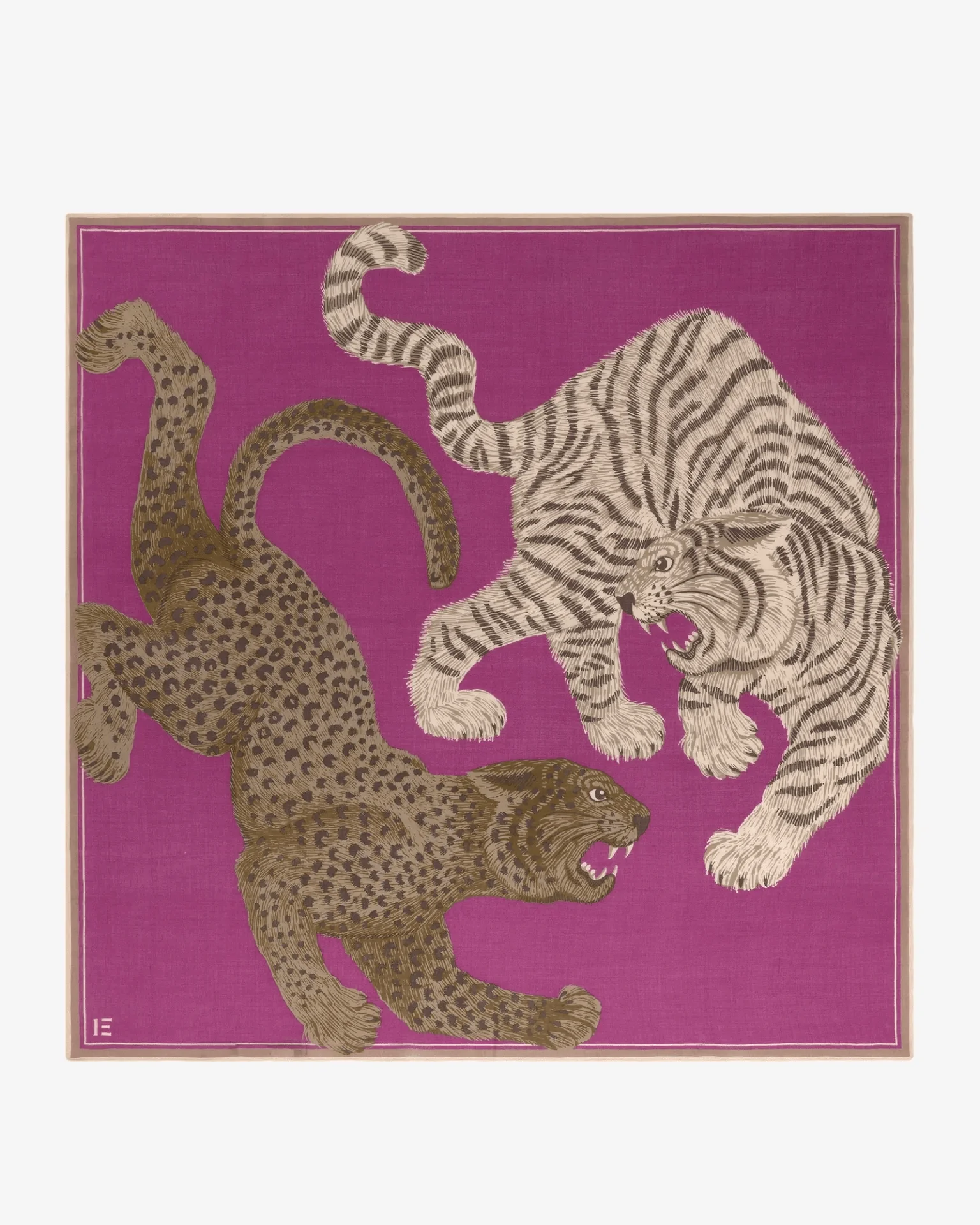 Square / Carre 100 Chatou Winter in Purple - Image 2