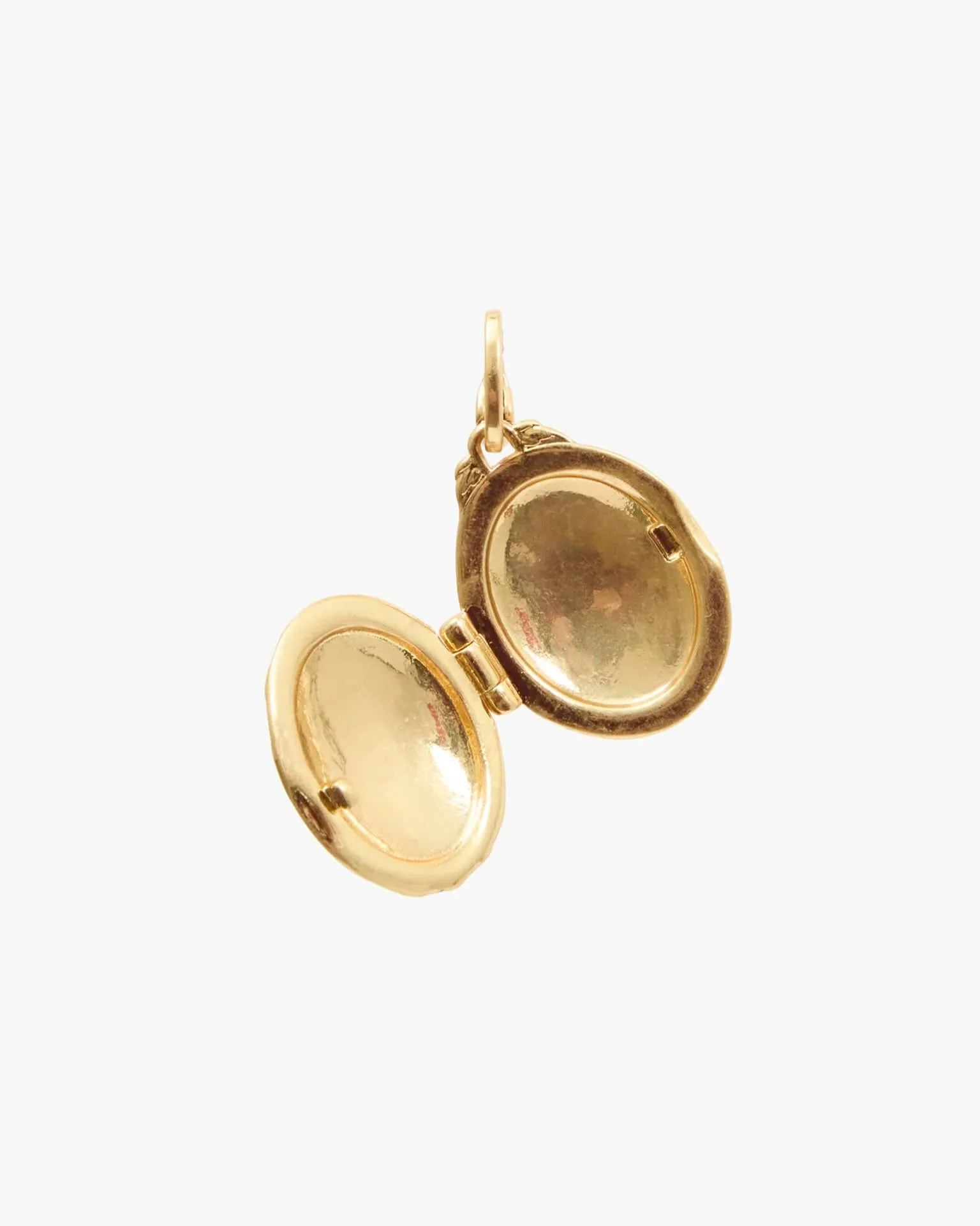 Stripe Locket in Vintage Gold/Black - Image 3