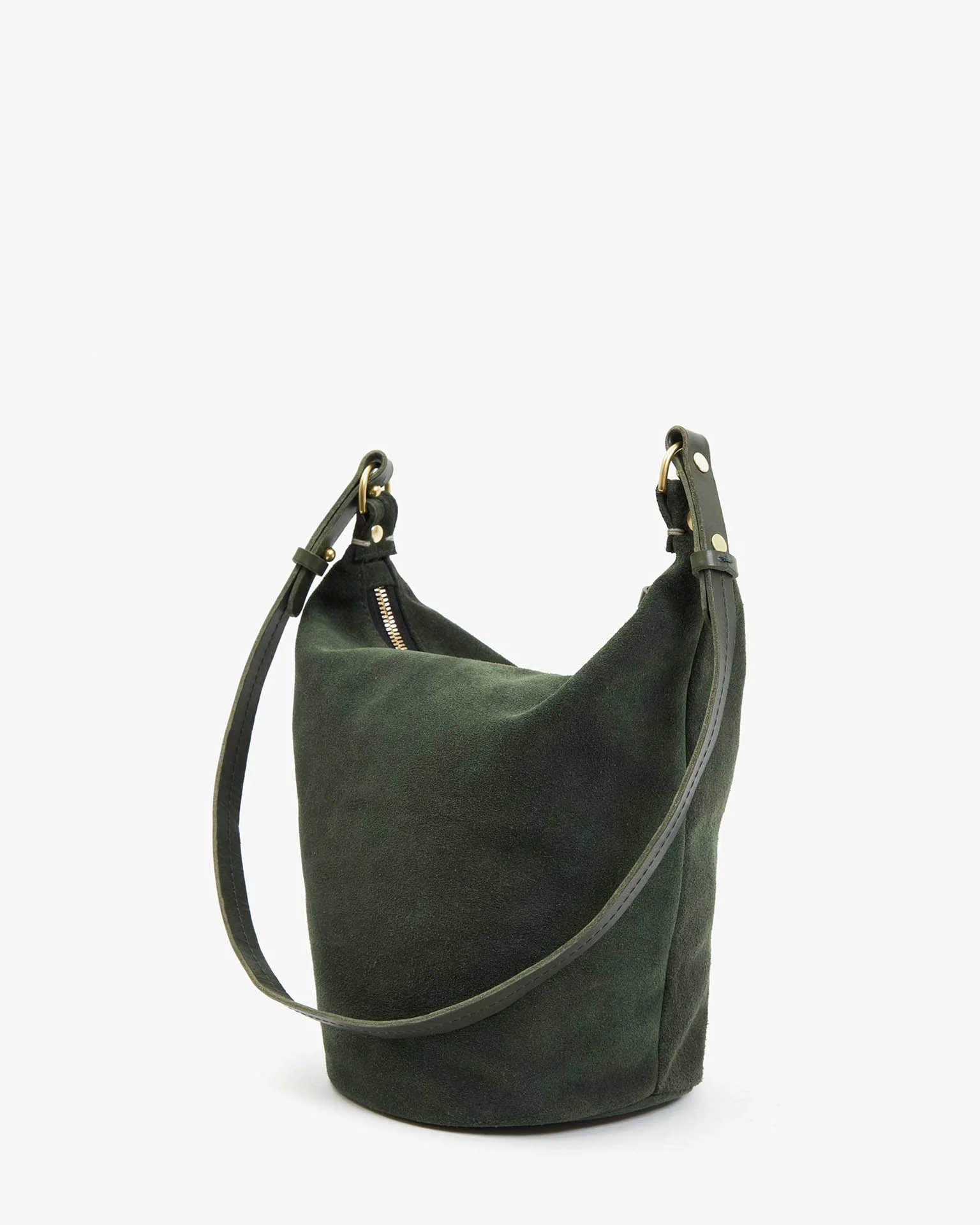 Suede Petite Jeanne in Loden - Image 3