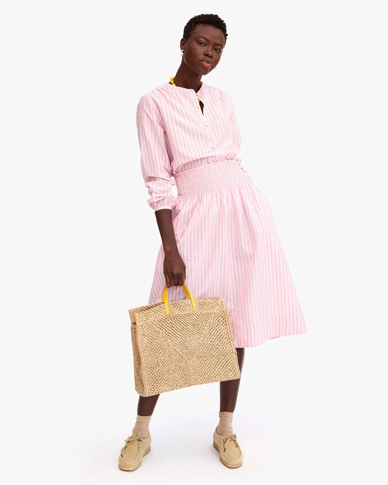 Summer Simple Tote in Dune Raffia - Image 2