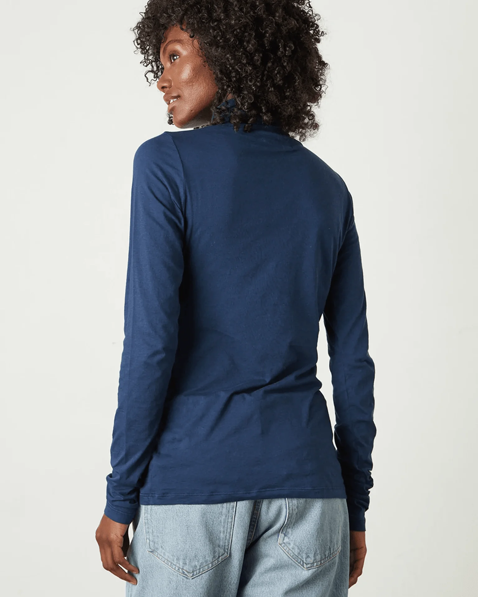 Talisia Turtleneck Top in Midnight - Image 4