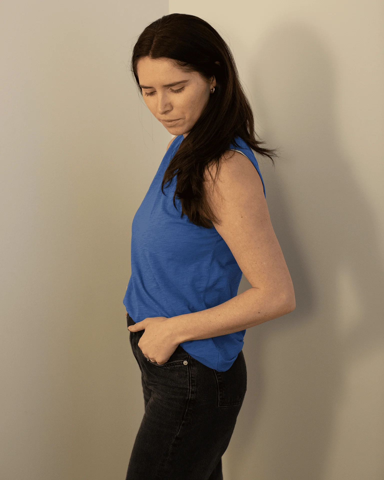Taurus Crew Tank Top in Snorkel - Image 2