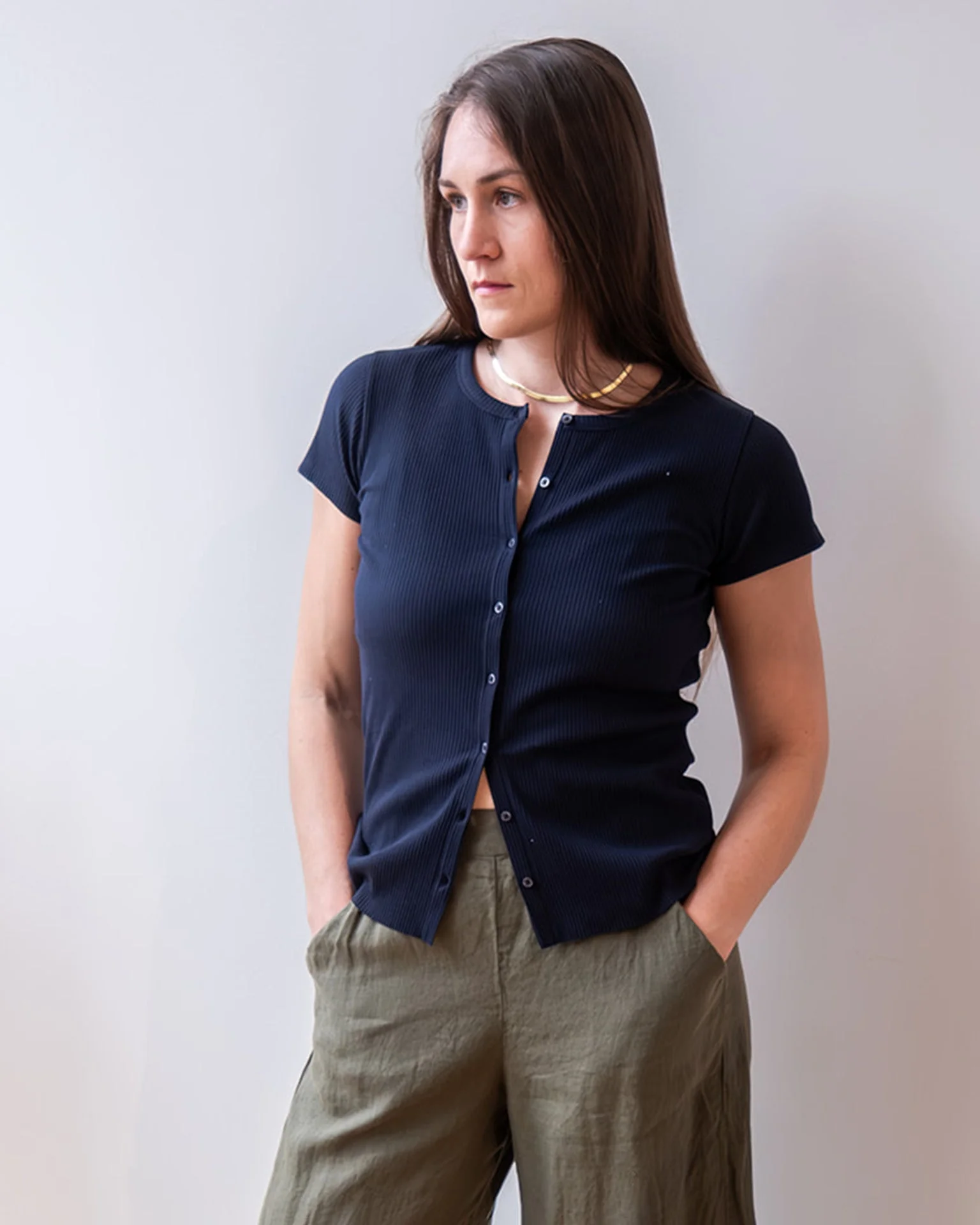 Tevahine Shirt in Night