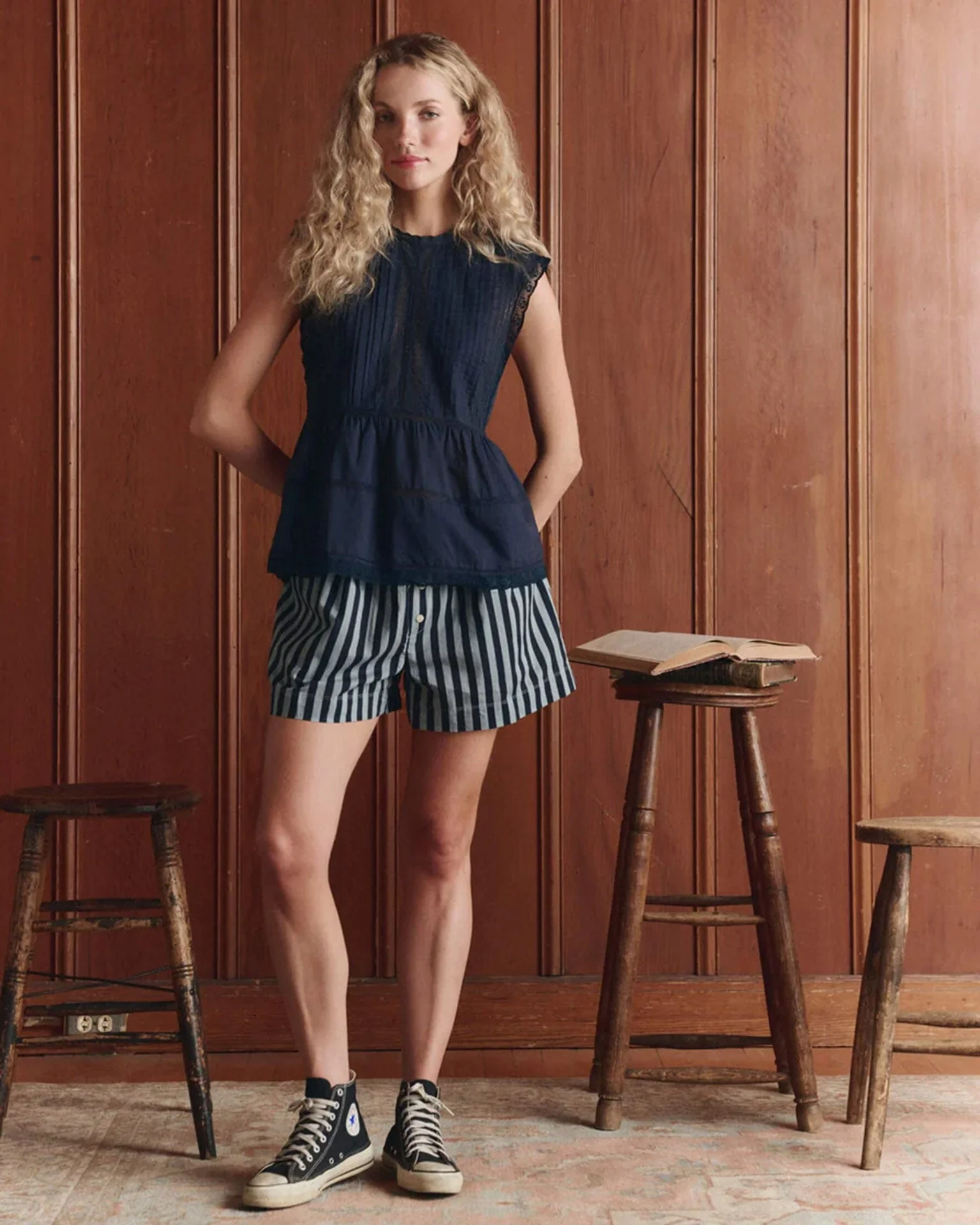 The Boxer Short in Blue Club Stripe - Image 2