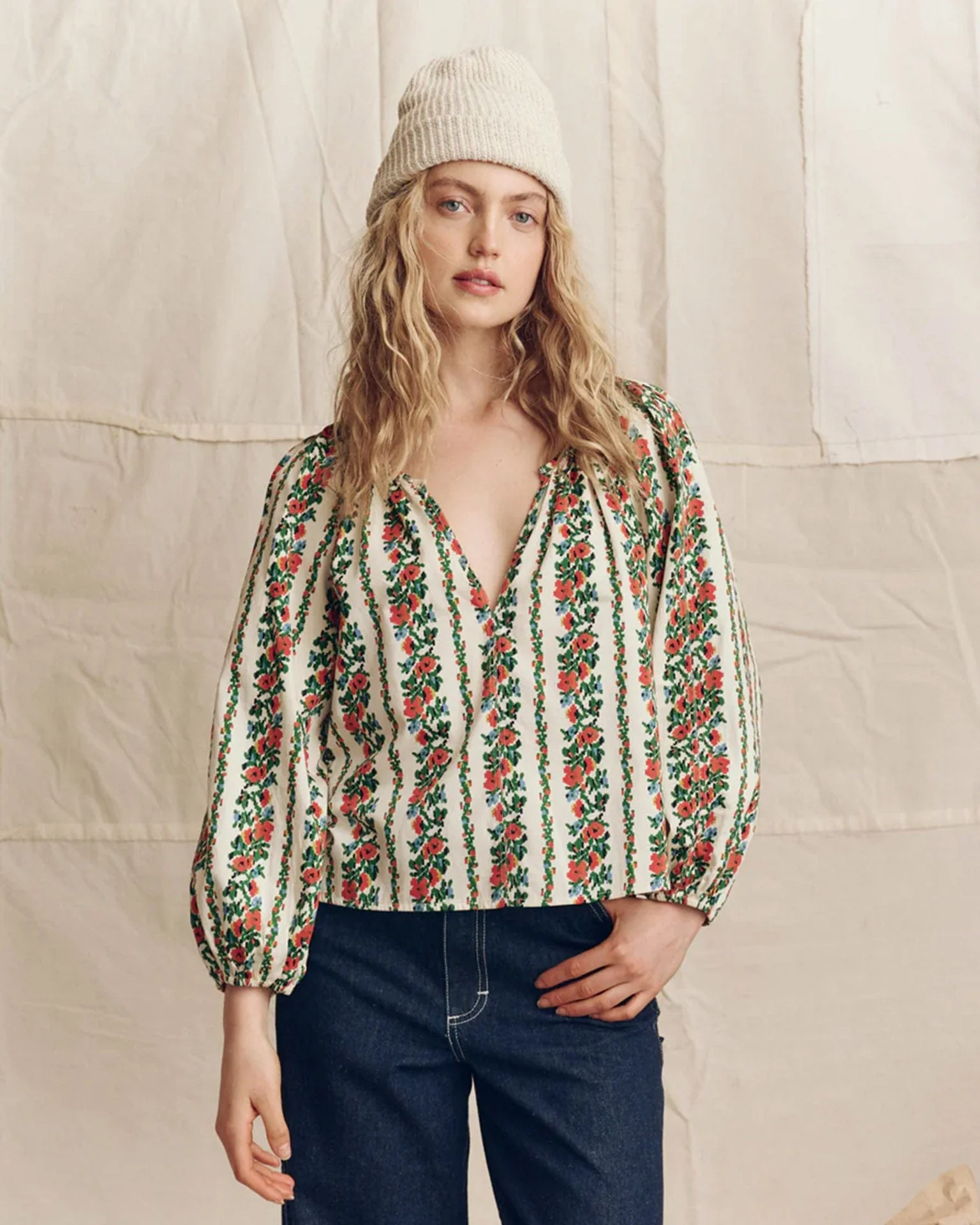 The Chariot Top in Tapestry Floral