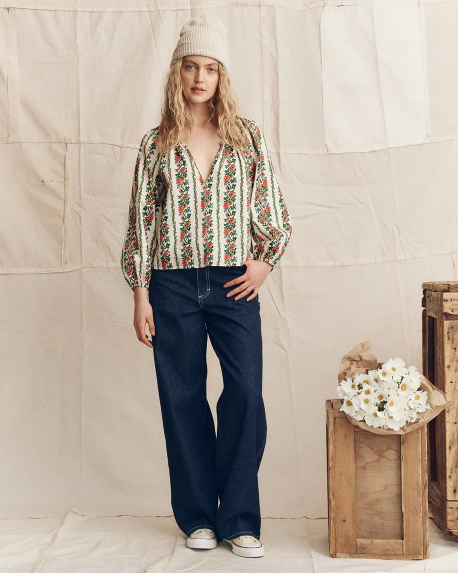 The Chariot Top in Tapestry Floral - Image 2
