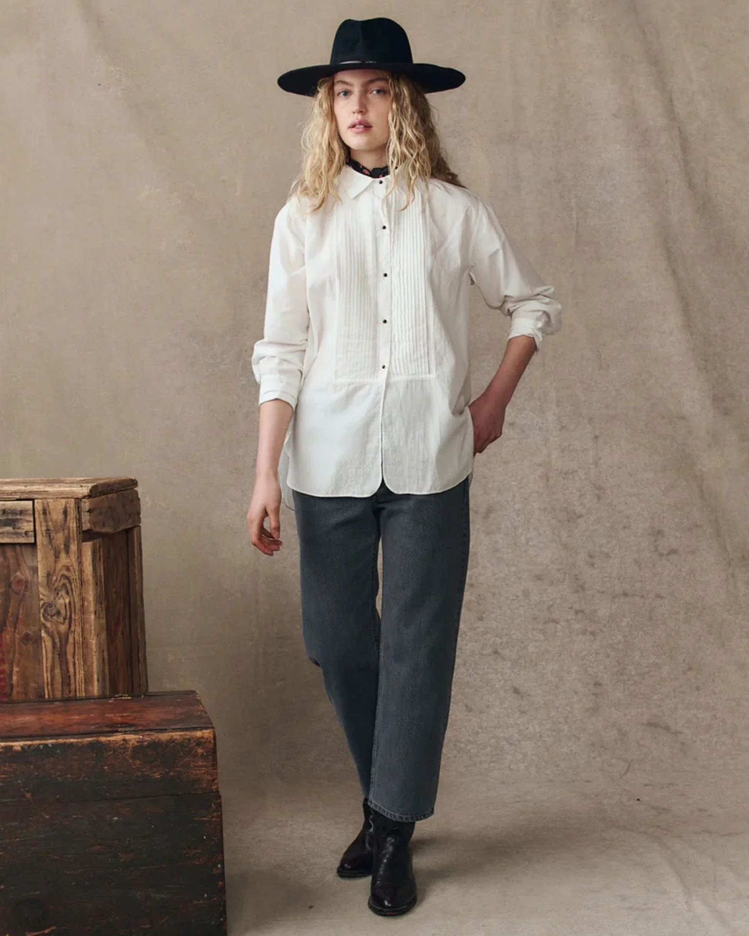 The Classic Tux Top in White - Image 3