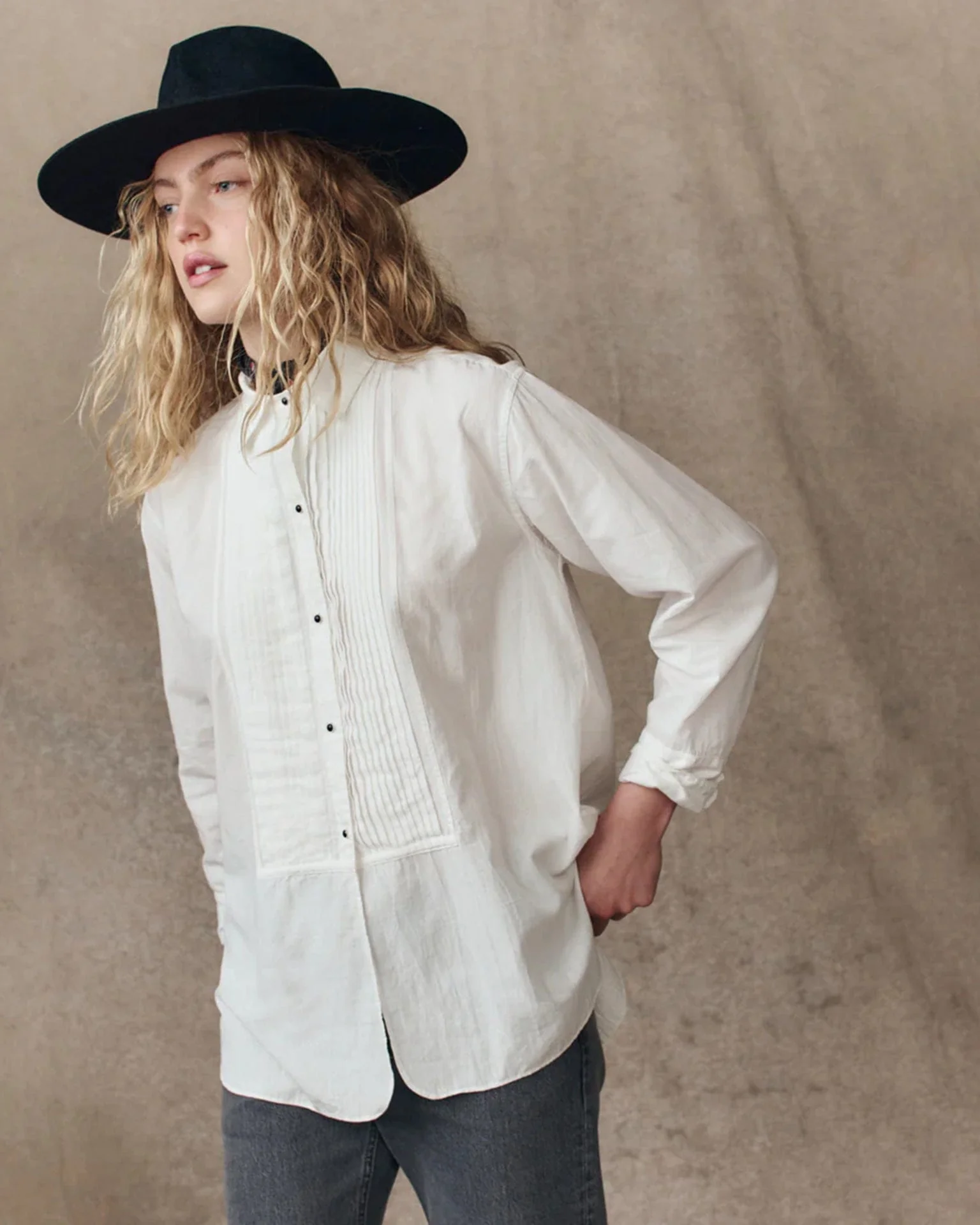 The Classic Tux Top in White - Image 4