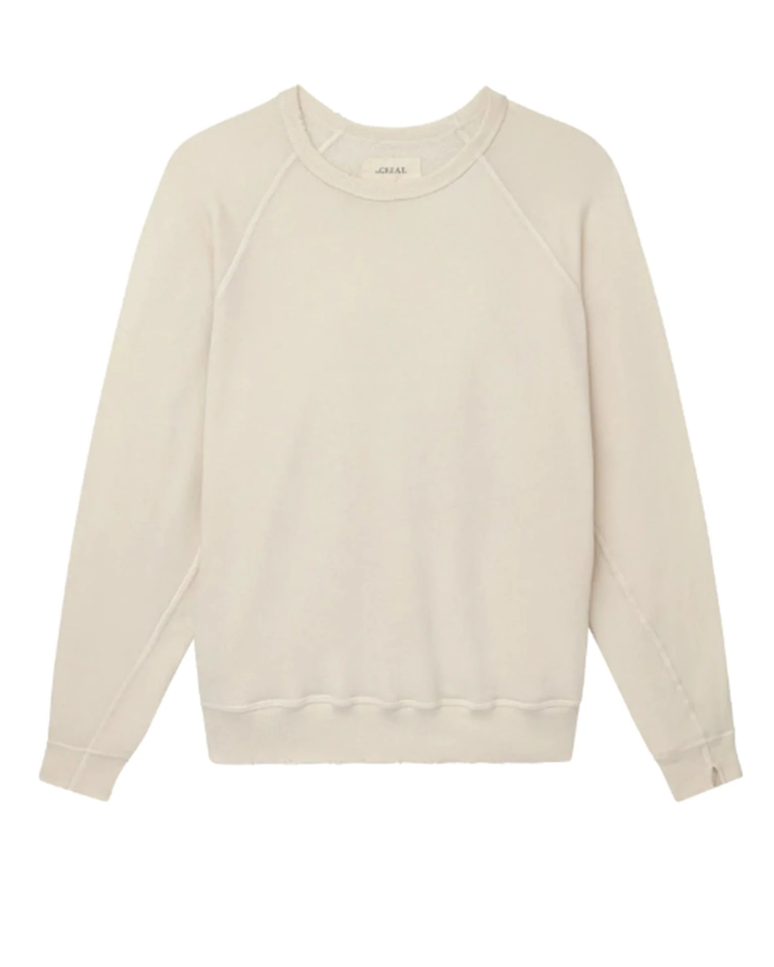 The College Sweatshirt in Washed White - Image 3