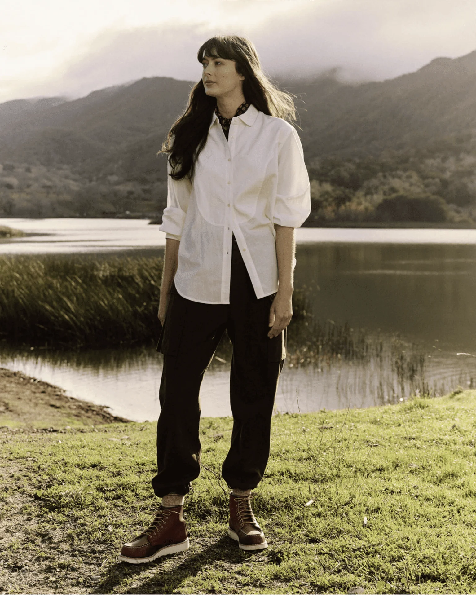 The Cowboy Tux Top in White - Image 2