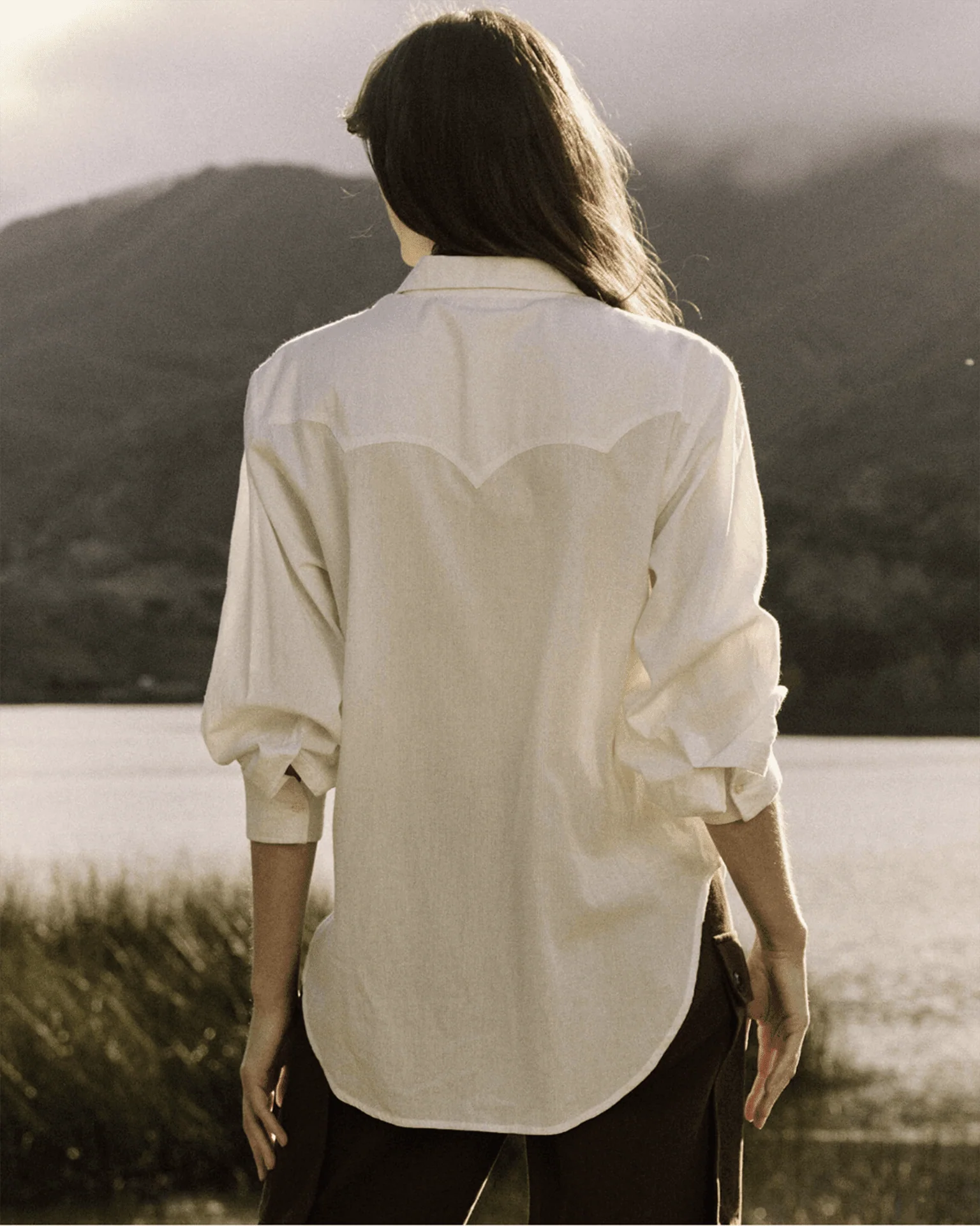 The Cowboy Tux Top in White - Image 3