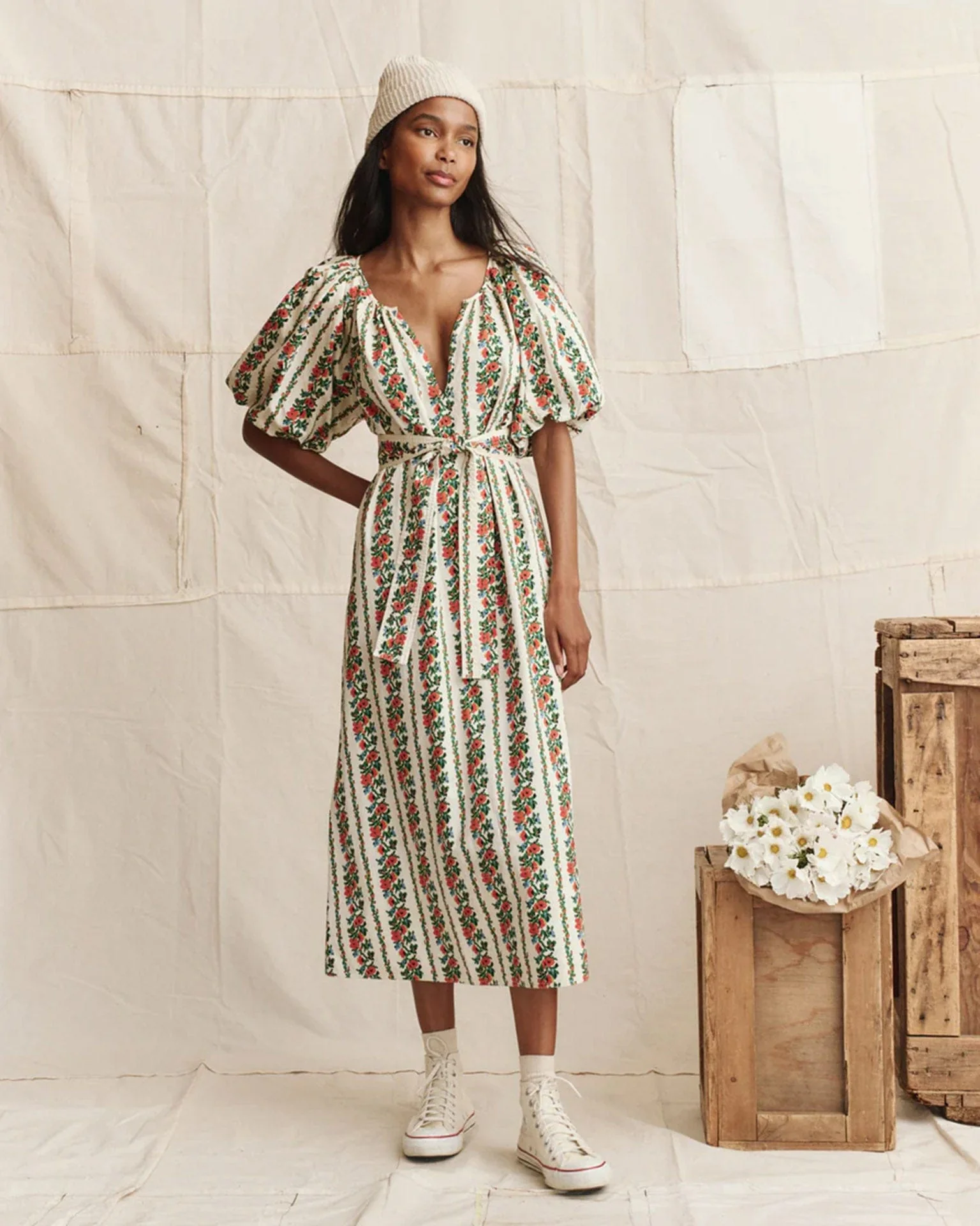 The Fairground Dress in Tapestry Floral