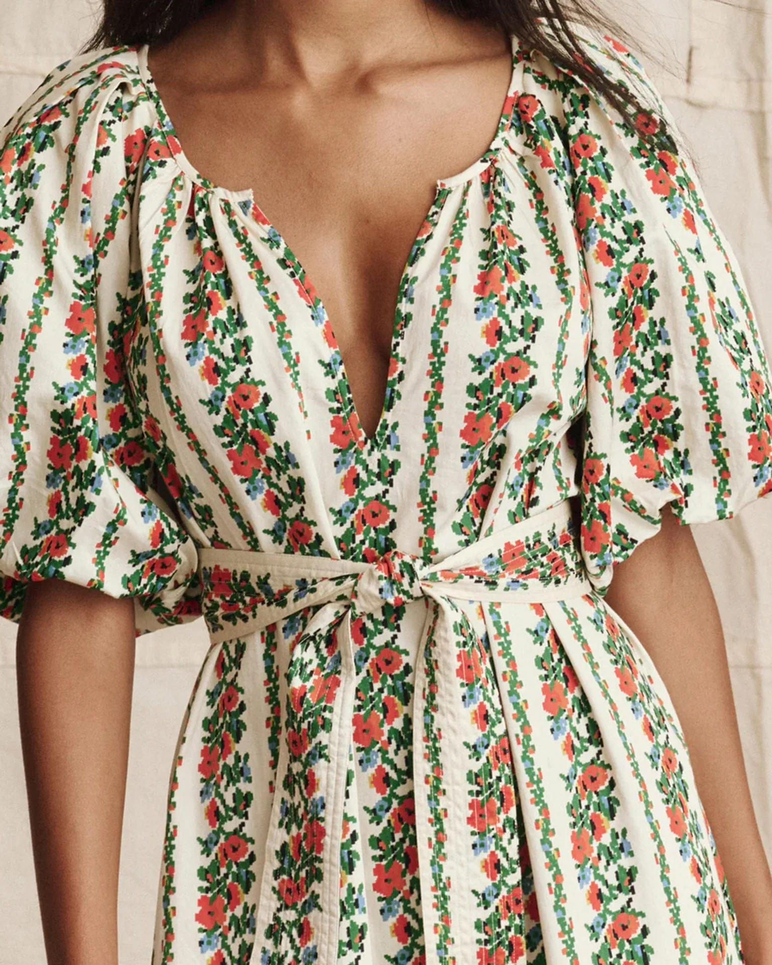 The Fairground Dress in Tapestry Floral - Image 2