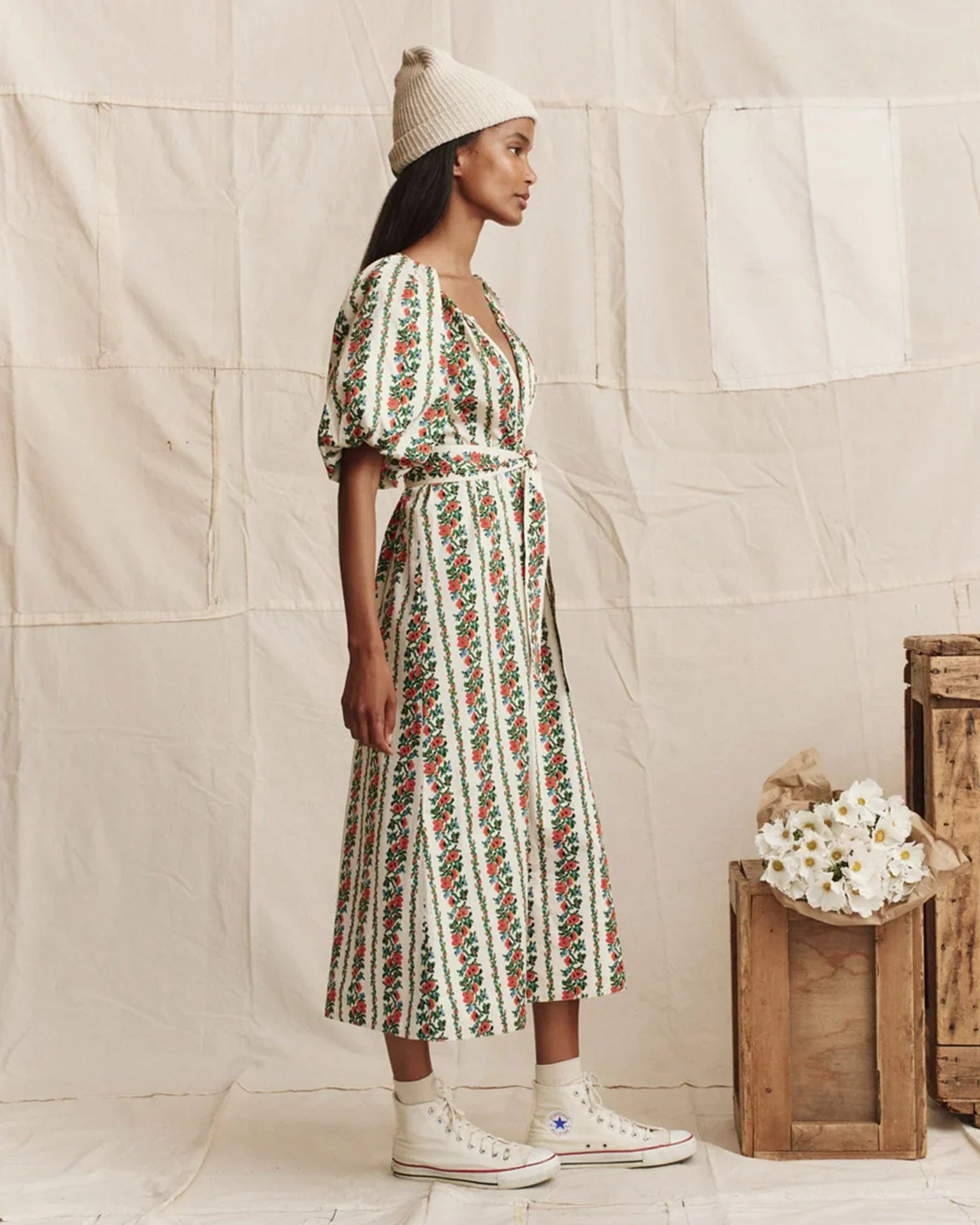 The Fairground Dress in Tapestry Floral - Image 3