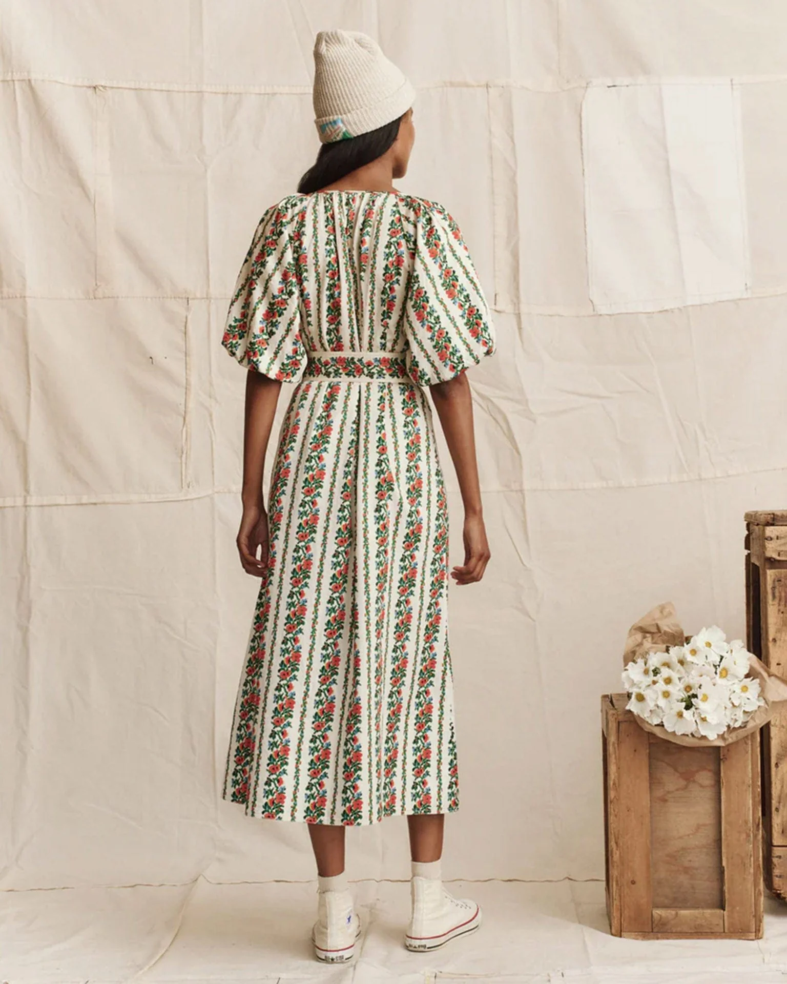 The Fairground Dress in Tapestry Floral - Image 4