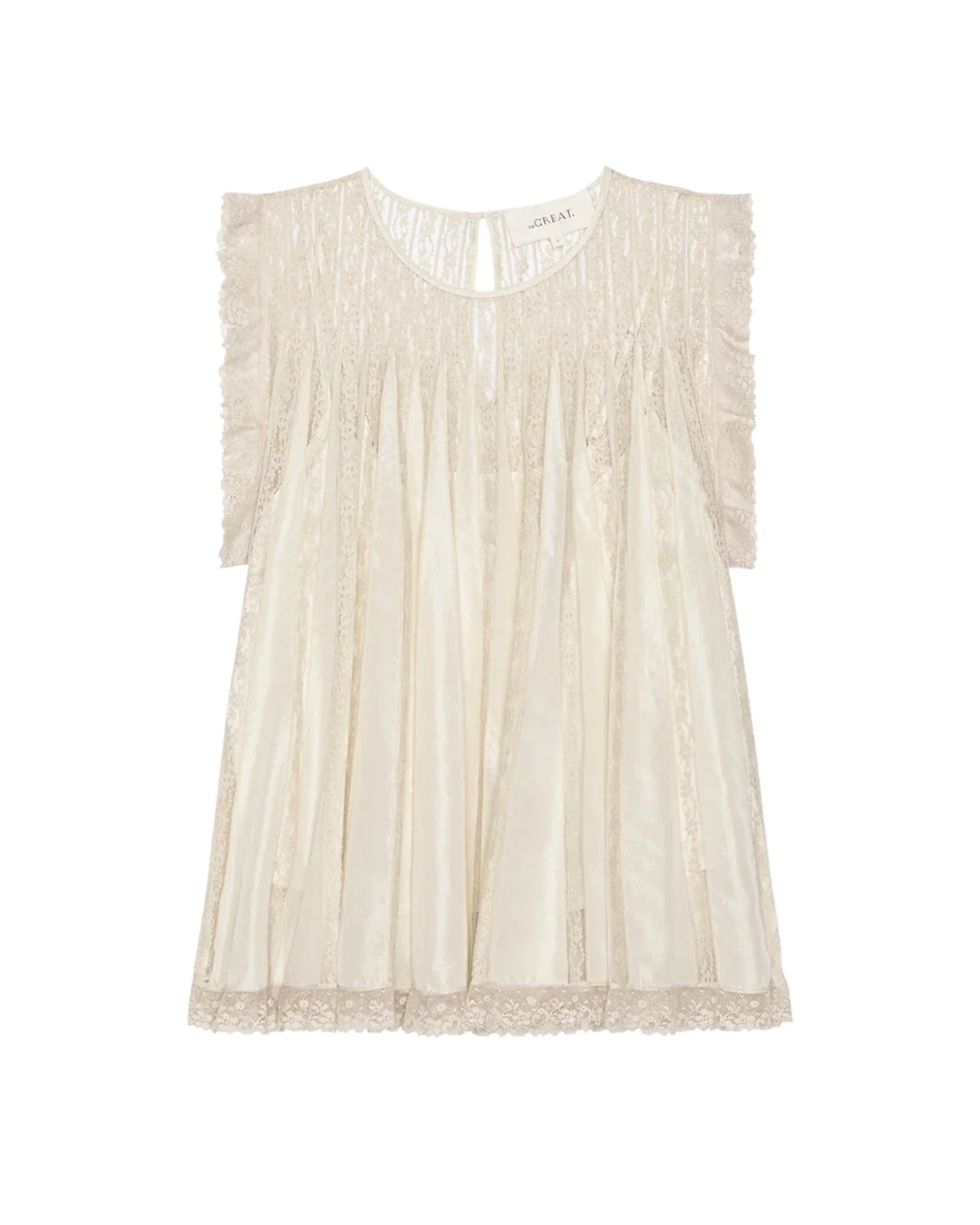 The Keepsake Lace Shell Top in Cream - Image 5