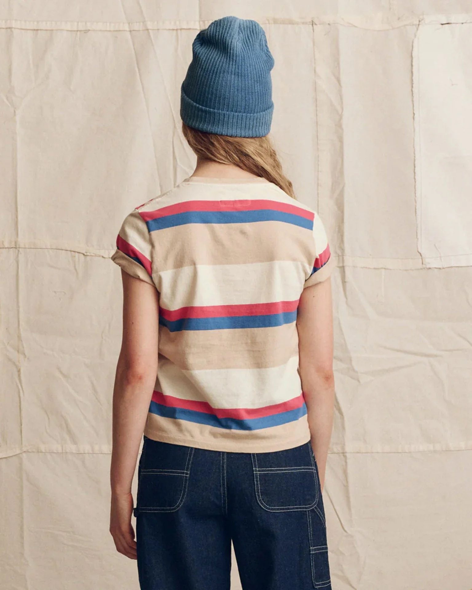 The Little Tee in Study Hall Stripe - Image 3