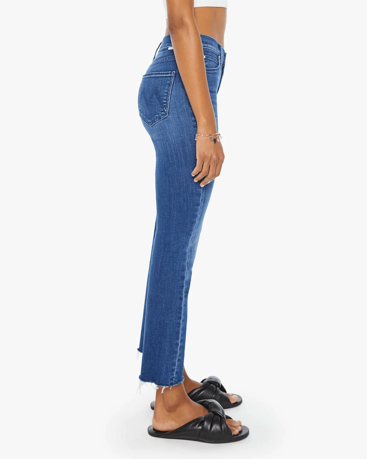 The Mid Rise Dazzler Ankle Fray in Nothing Between Us - Image 2