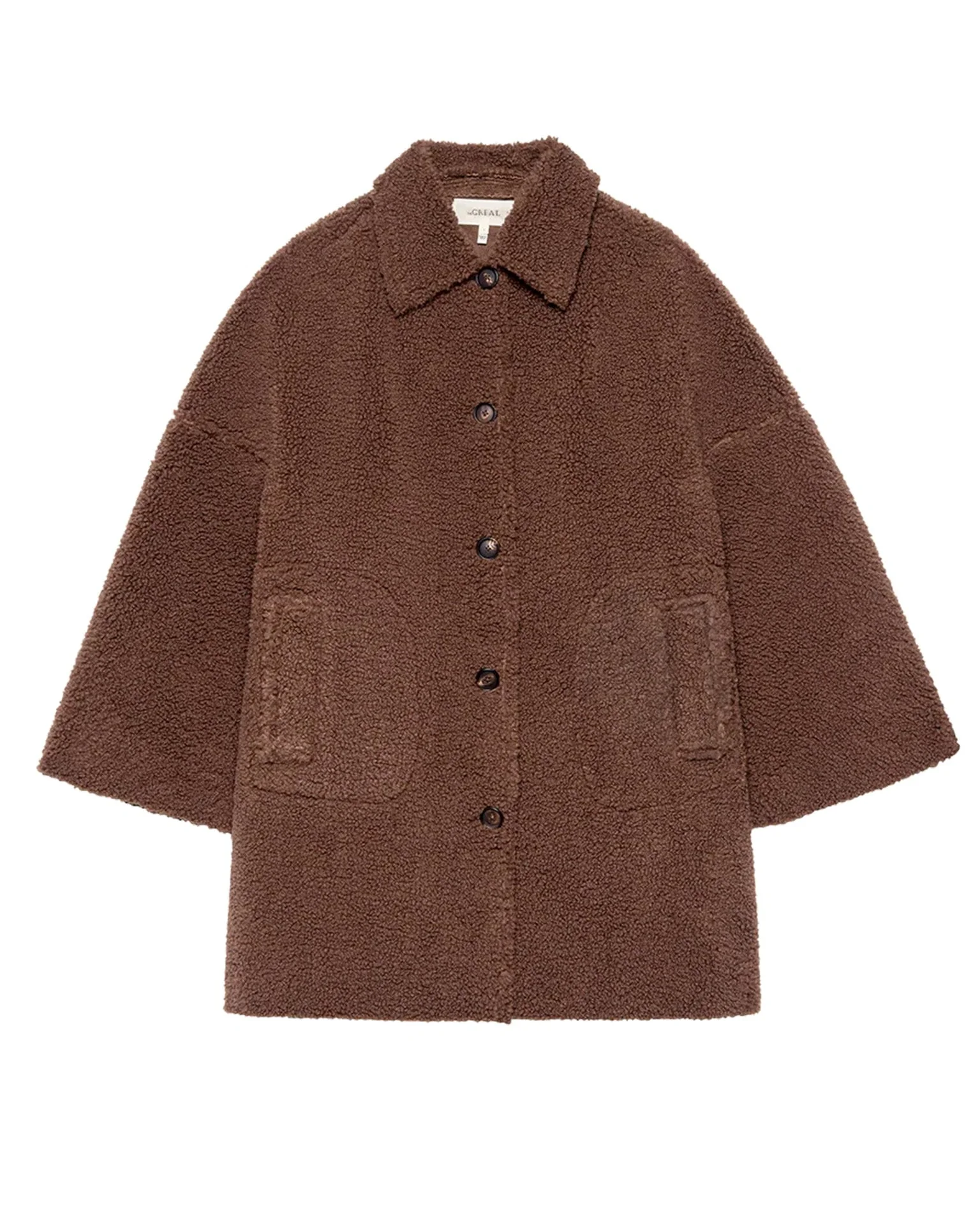 The Plush Car Coat in Chocolate - Image 6