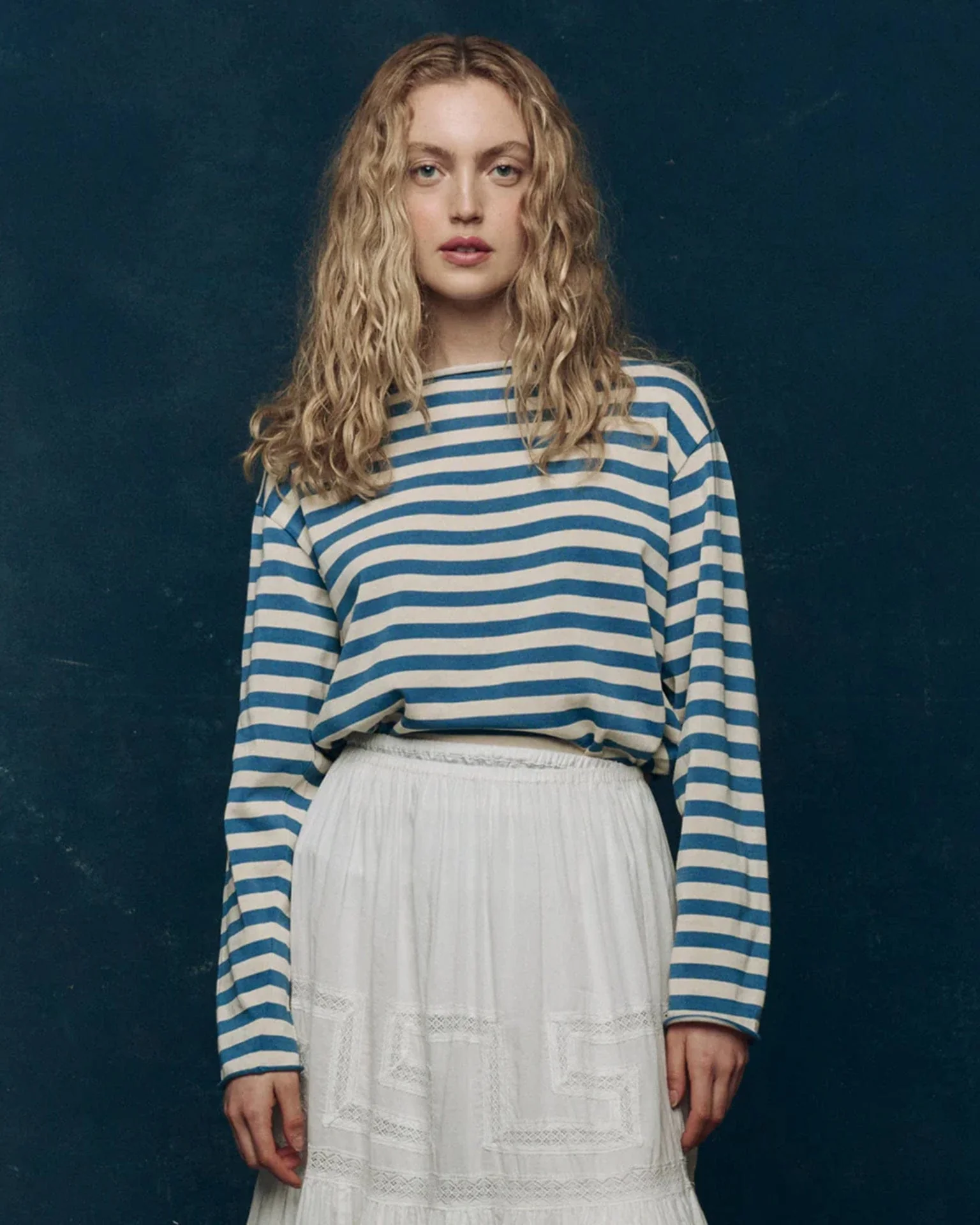 The Sailor Sweater in Sea Blue