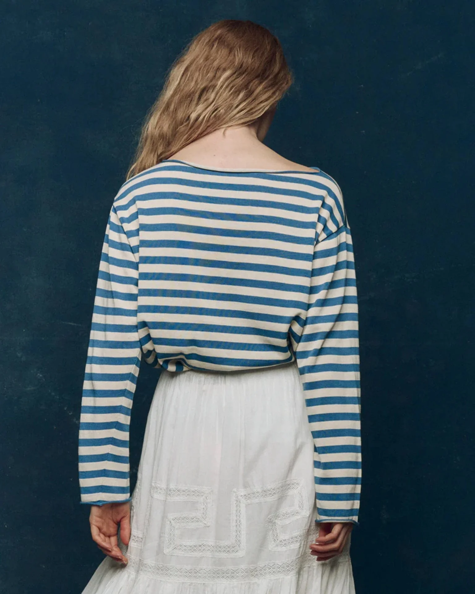 The Sailor Sweater in Sea Blue - Image 4