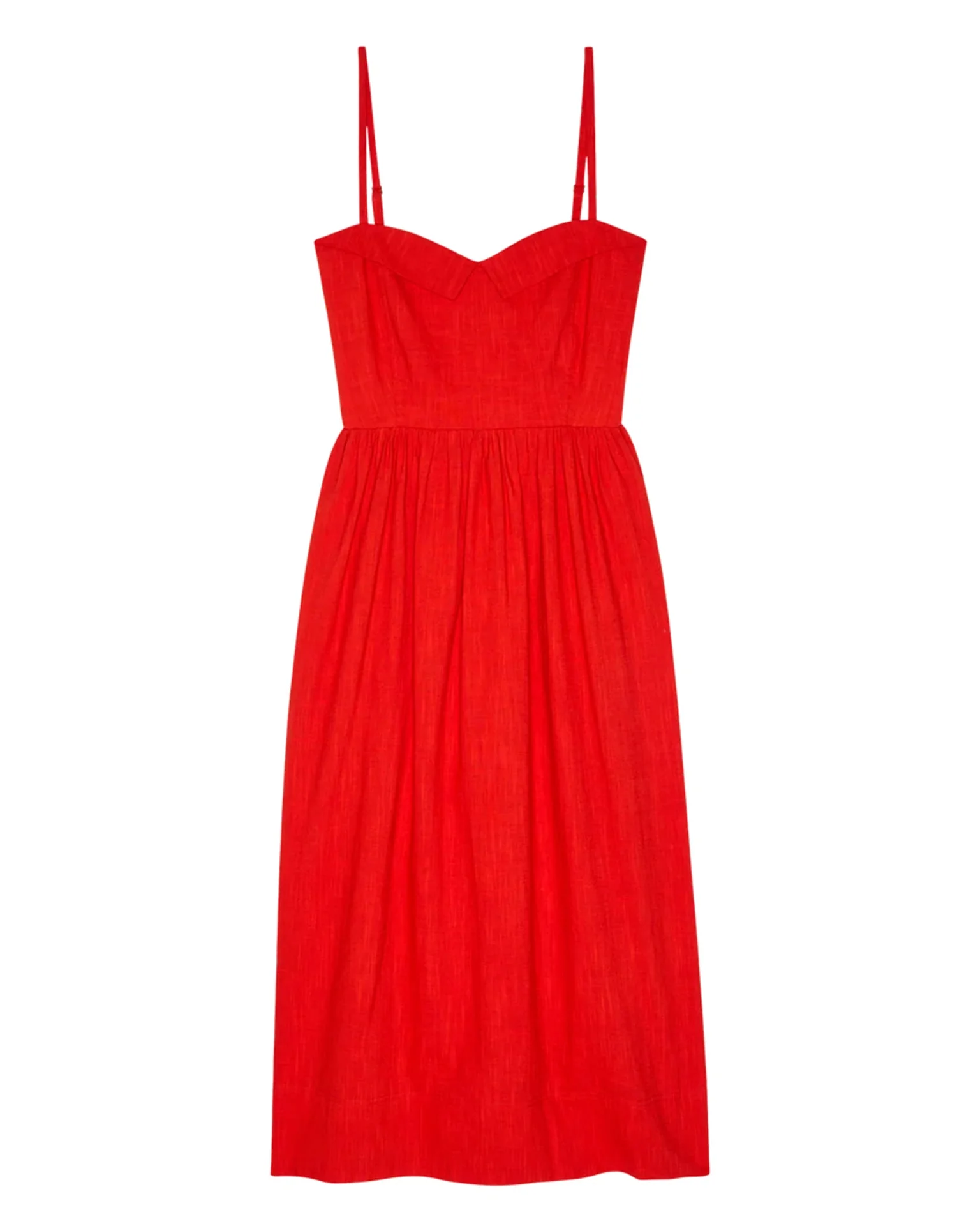 The Verse Dress in Hot Red - Image 4