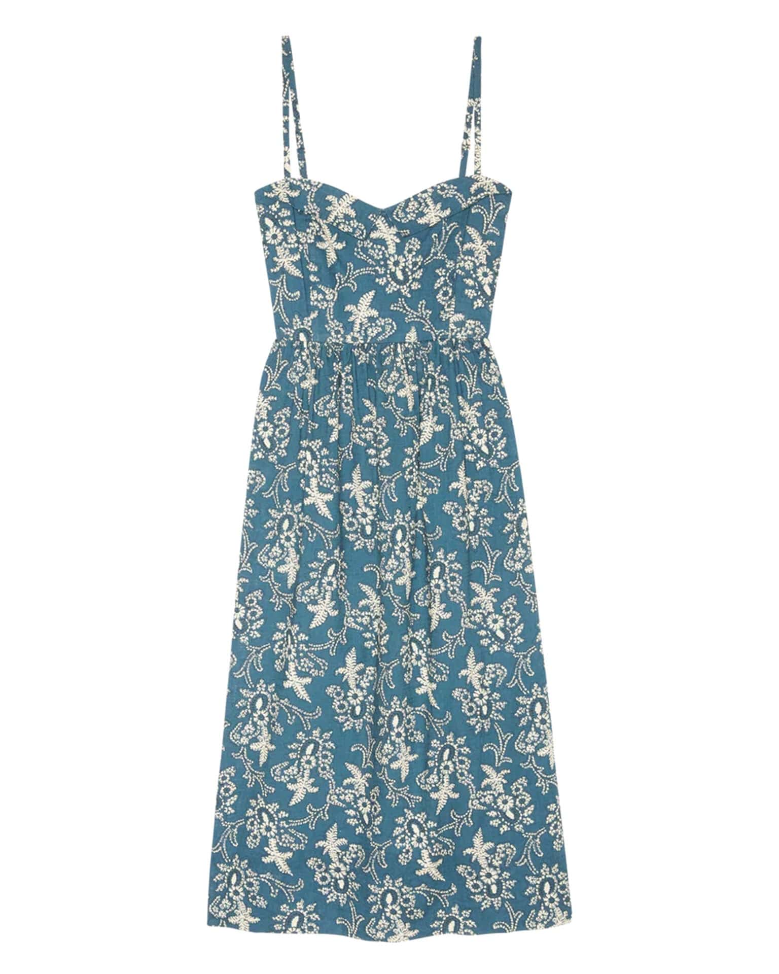 The Verse Dress in Indigo Bandana - Image 4
