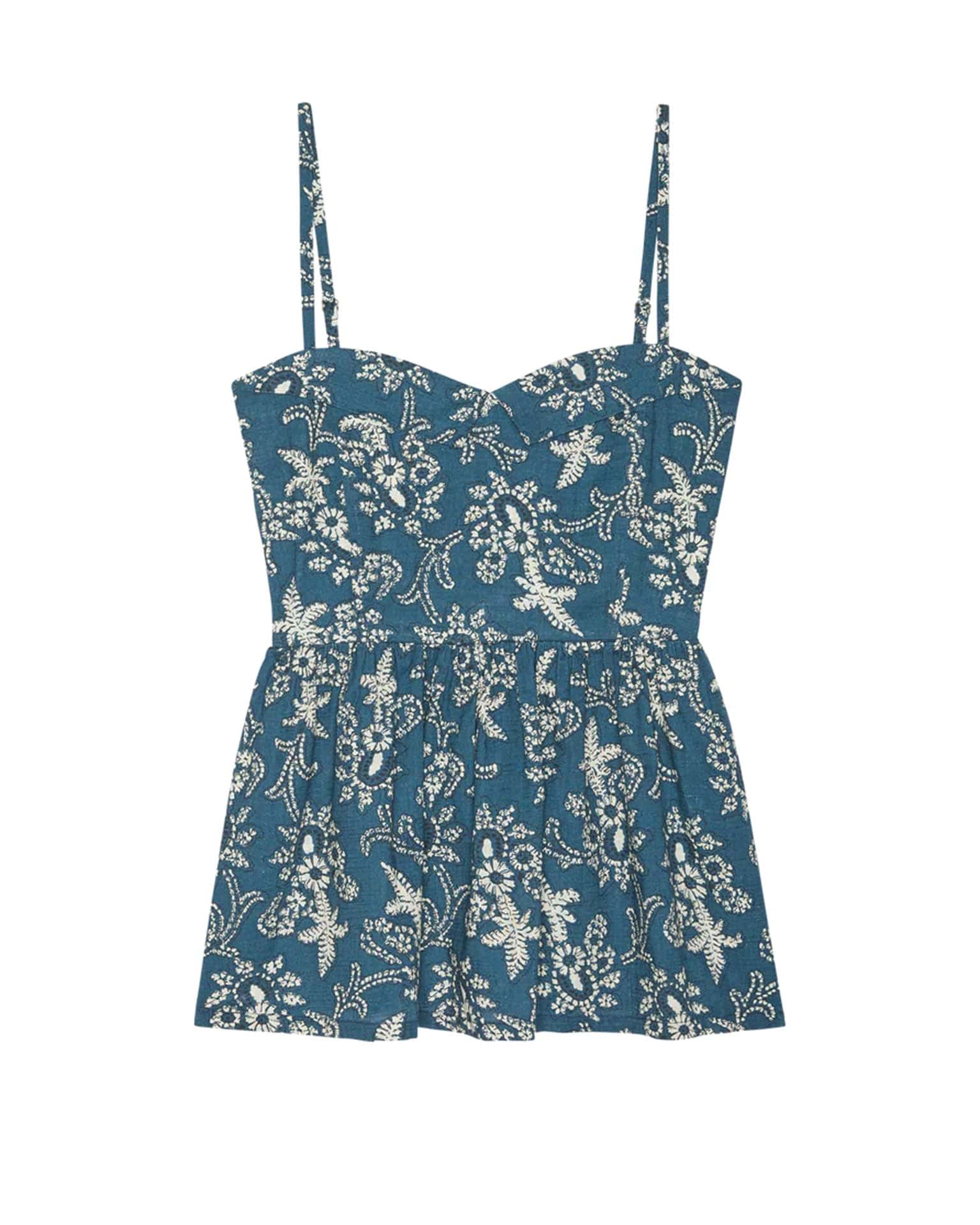 The Verse Top in Indigo Bandana - Image 4