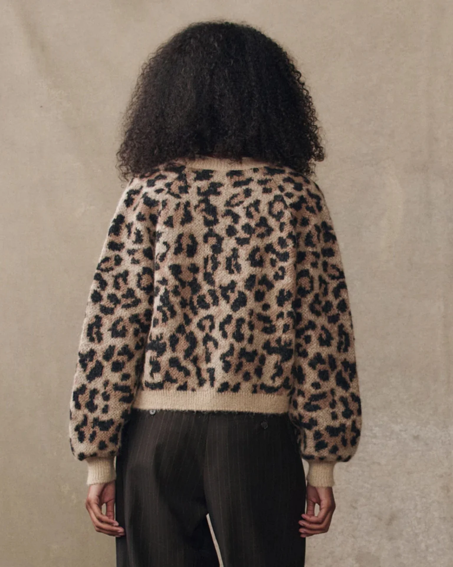 The Windsor Cardigan in Leopard - Image 4