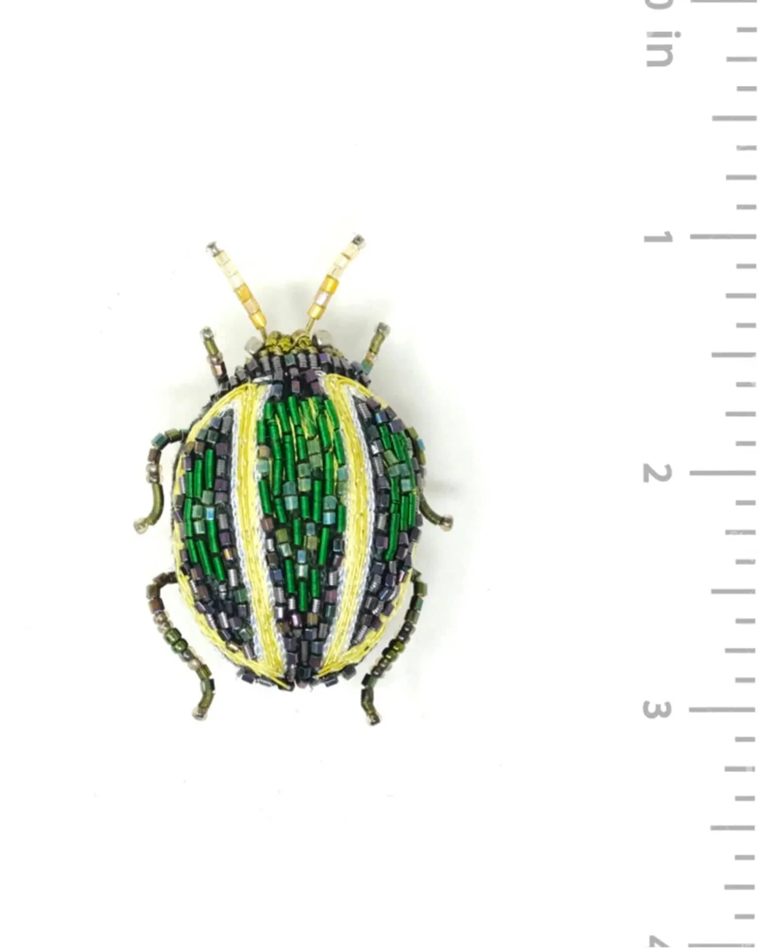 Tortoise Beetle Brooch Pin - Image 2