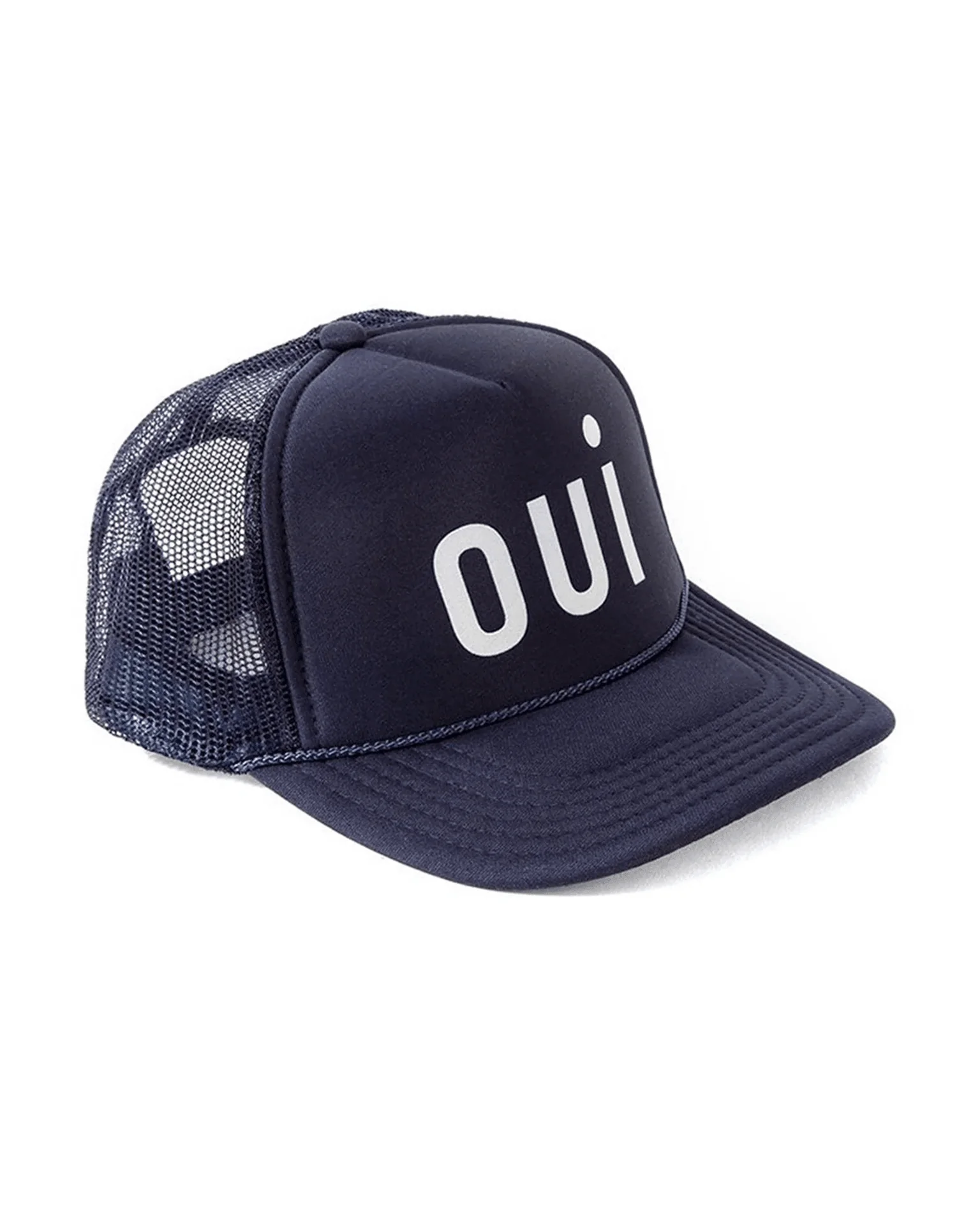 Trucker Hat - Oui - Navy w/ White - Image 3